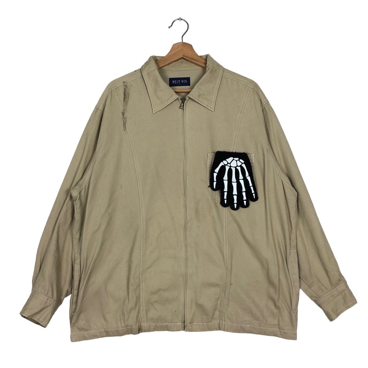 Japanese Brand 🔥Issey Miyake Style Design West Win Chore Jacket Workers Size US L / EU 52-54 / 3 - 2 Thumbnail