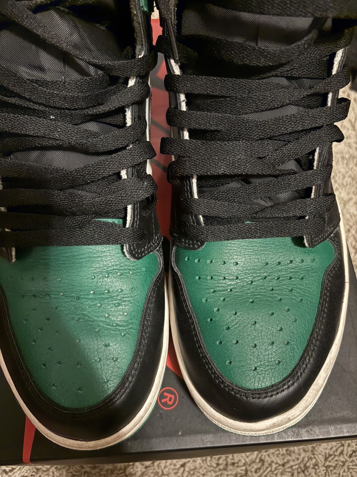Jordan Brand Jordan retro 1 Pine Green OG Size US 11 / EU 44 - 7 Thumbnail