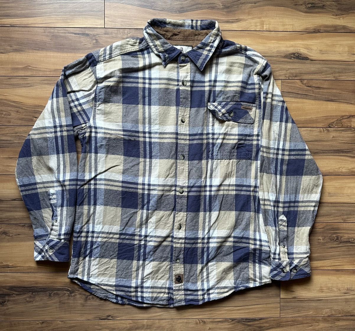 Other Legendary Whitetails Navy and Beige flannel Shirt Size US L / EU 52-54 / 3 - 1 Thumbnail