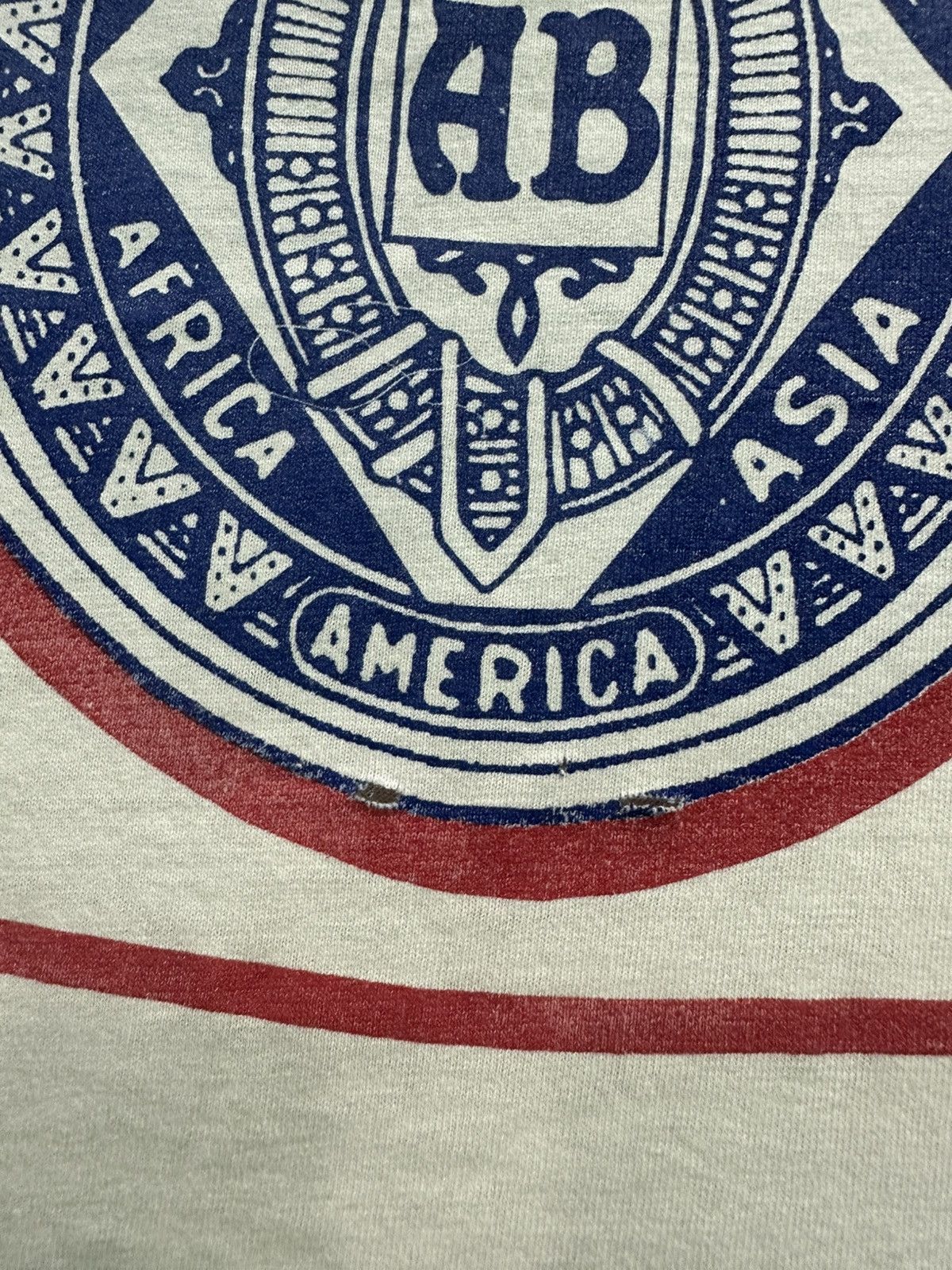Budweiser Vintage White Budweiser "King of Beers" 1990s AOP Tee Size US XL / EU 56 / 4 - 12 Thumbnail