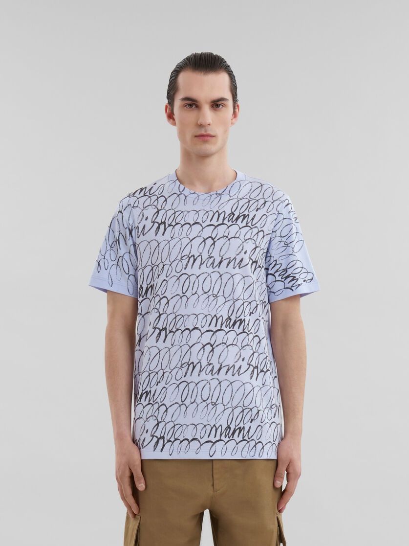 Marni o1w1db10625 Cotton T-Shirt in White Size US XL / EU 56 / 4 - 2 Thumbnail