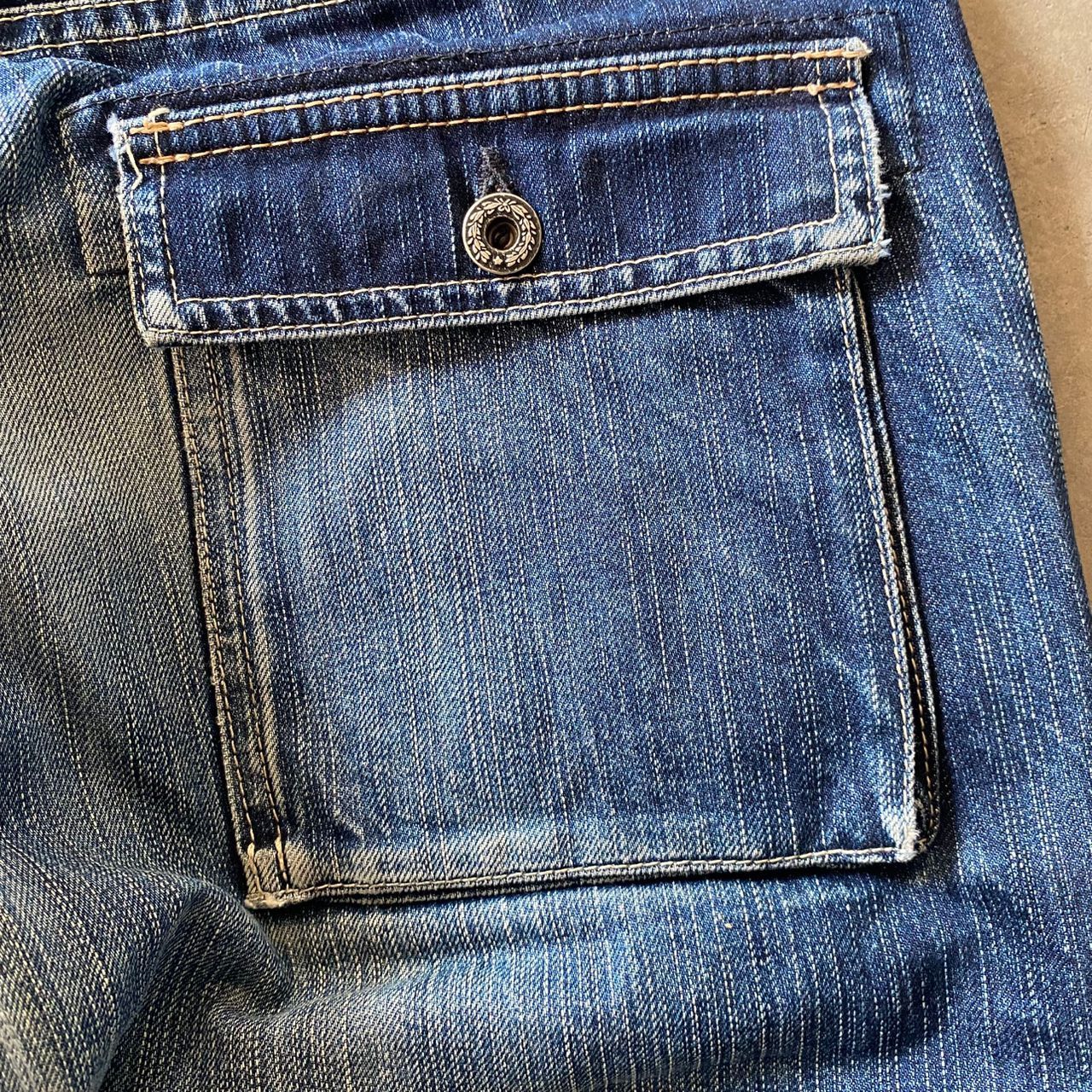 Johnbull Vintage Johnbull Bushpant Japanese Brand Distressed Denim Size US 31 - 17 Thumbnail