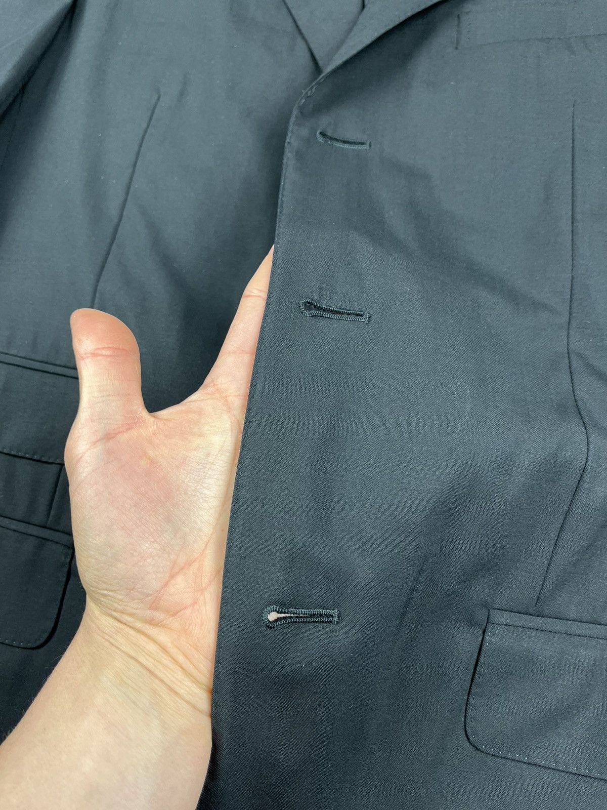 Gucci × Tom Ford Gucci by Tom Ford Black Wool Pocket Blazer Jacket Size US M / EU 48-50 / 2 - 4 Thumbnail