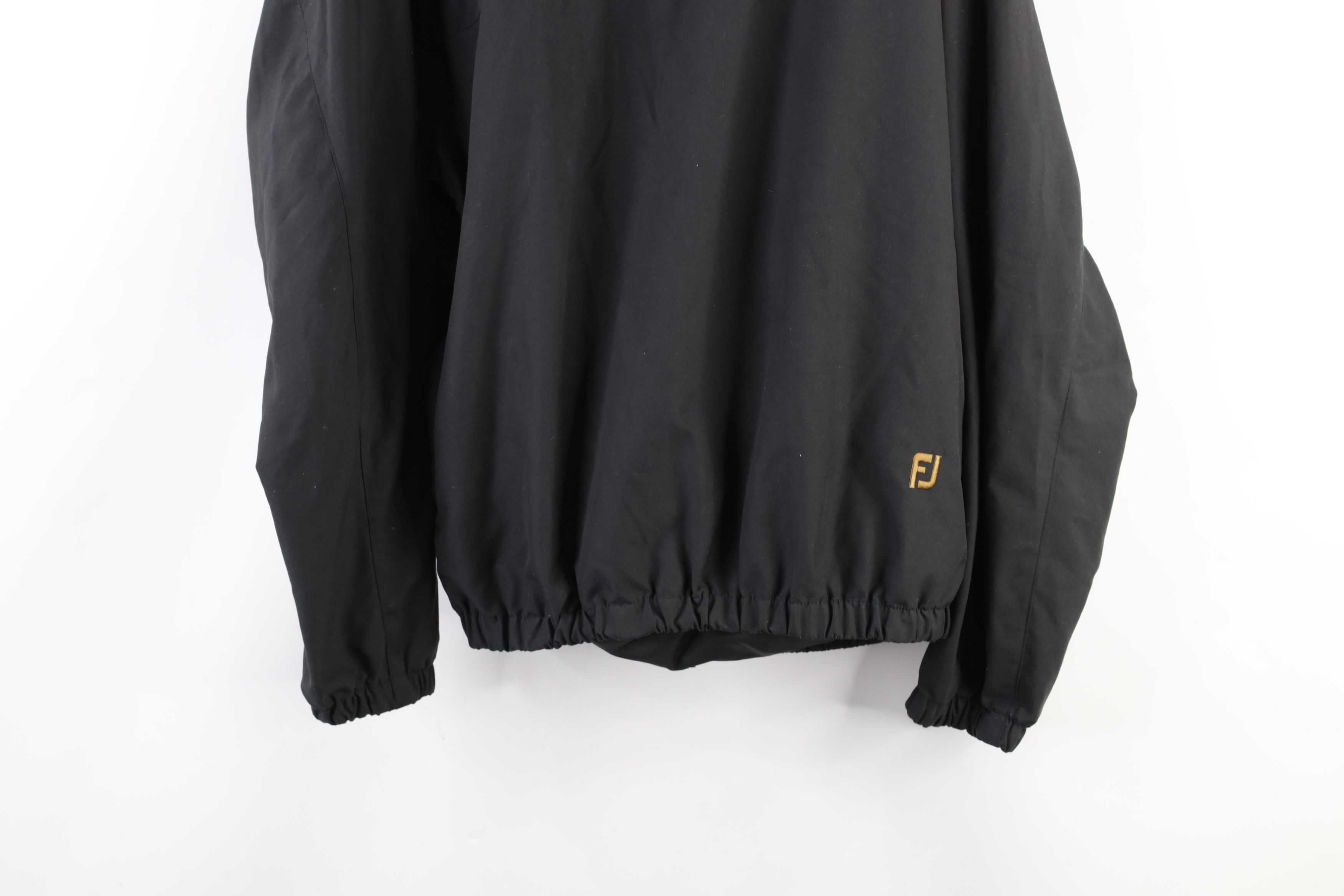 Footjoy × Vintage Vintage FootJoy Pullover Golf Windbreaker Rain Jacket Black Size US L / EU 52-54 / 3 - 3 Thumbnail