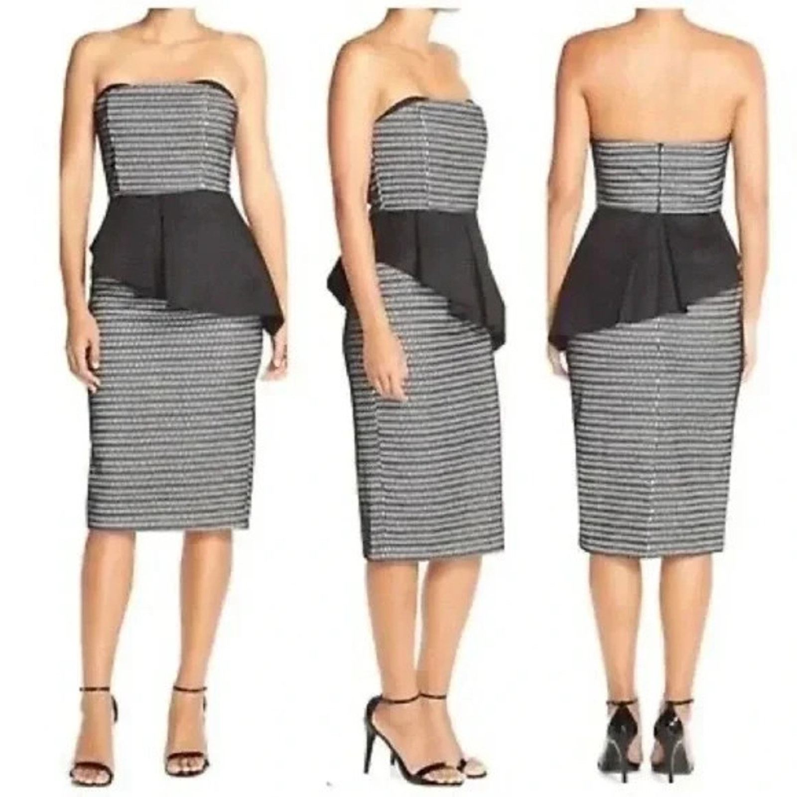 ELLIATT Office Work Departure Peplum Fused‎ Dress S A003271