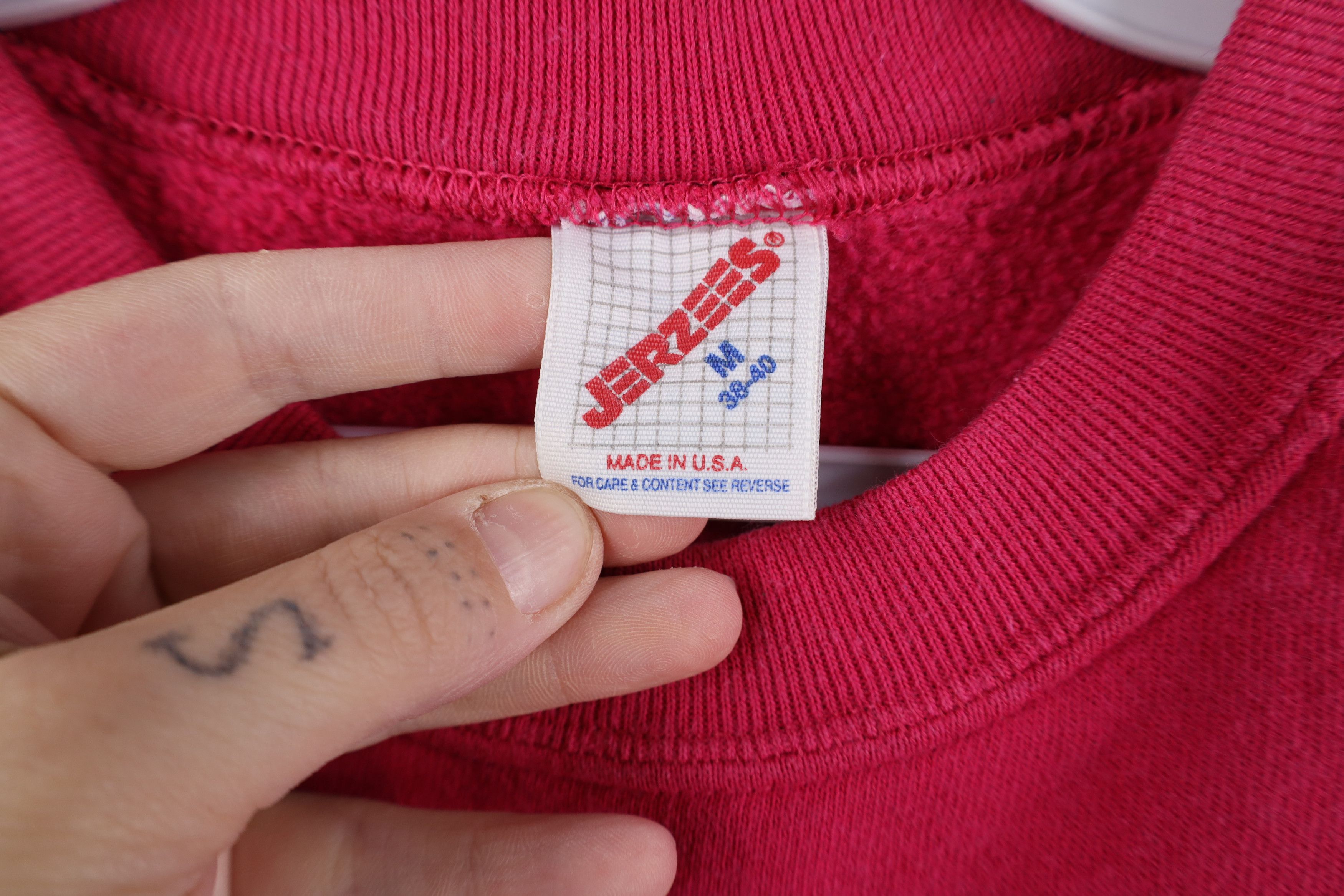 Vintage Vintage 90s Streetwear Beach Florida Sweatshirt Pink USA Size M / US 6-8 / IT 42-44 - 7 Thumbnail