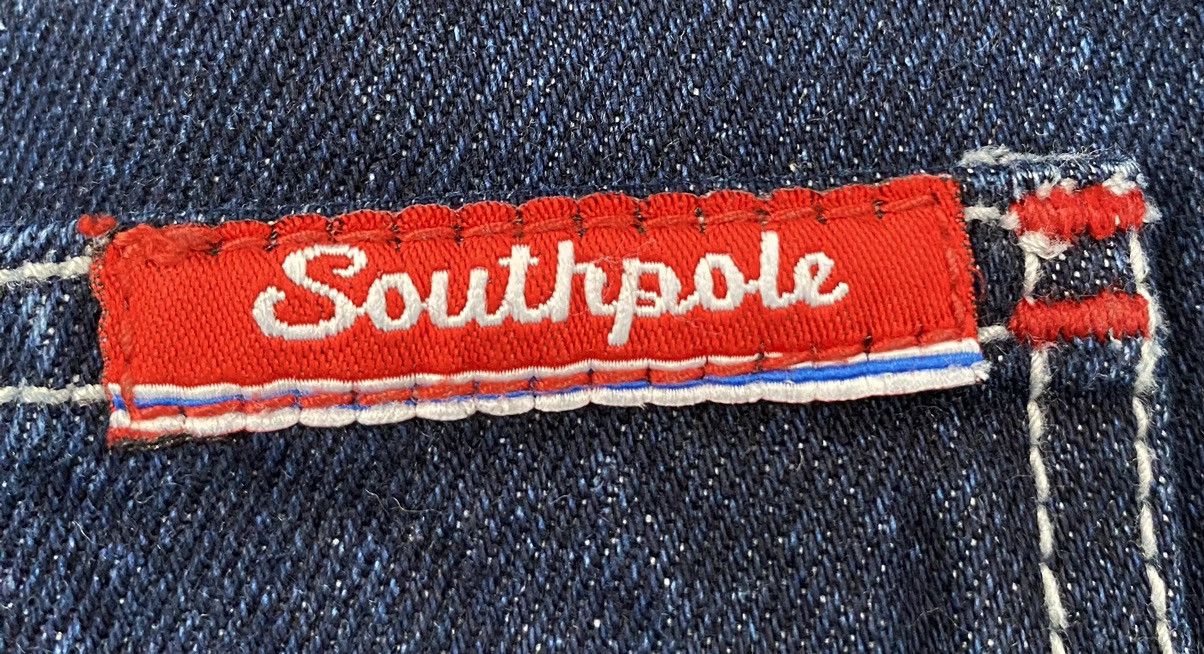 Southpole Vintage Y2K South Pole Baggy Wide Leg Patched Jeans Sz 33 Size US 33 - 8 Thumbnail