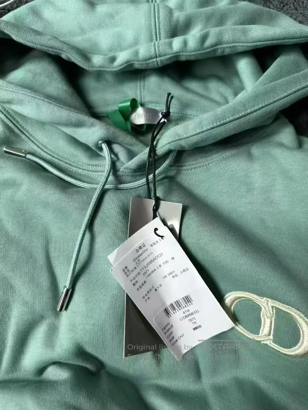 Dior Dior Embroidered hoodie| Size US M / EU 48-50 / 2 - 3 Thumbnail