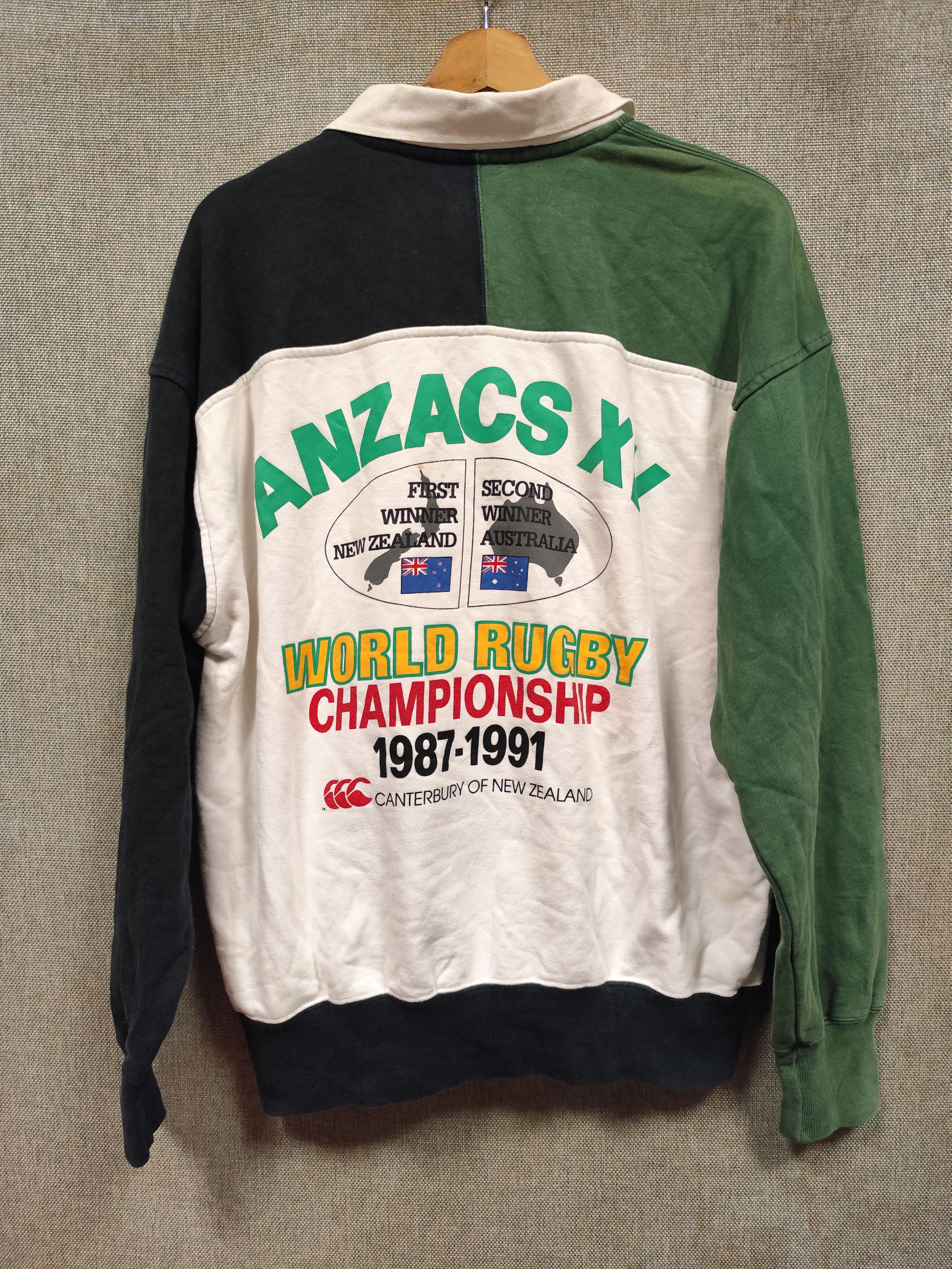 All Blacks × Canterbury of New Zealand × Vintage vintage canterbury world rugby championship 1987-1991 Size US M / EU 48-50 / 2 - 2 Thumbnail