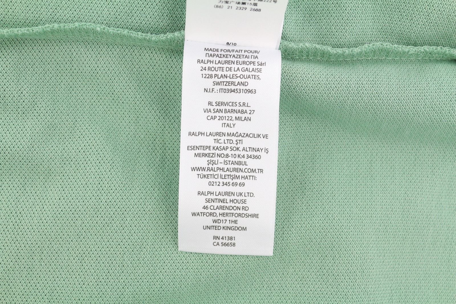 Polo Ralph Lauren CUSTOM SLIM FIT XS Green Short Sleeve Polo T-Shirt 84570 Size US XS / EU 42 / 0 - 10 Thumbnail