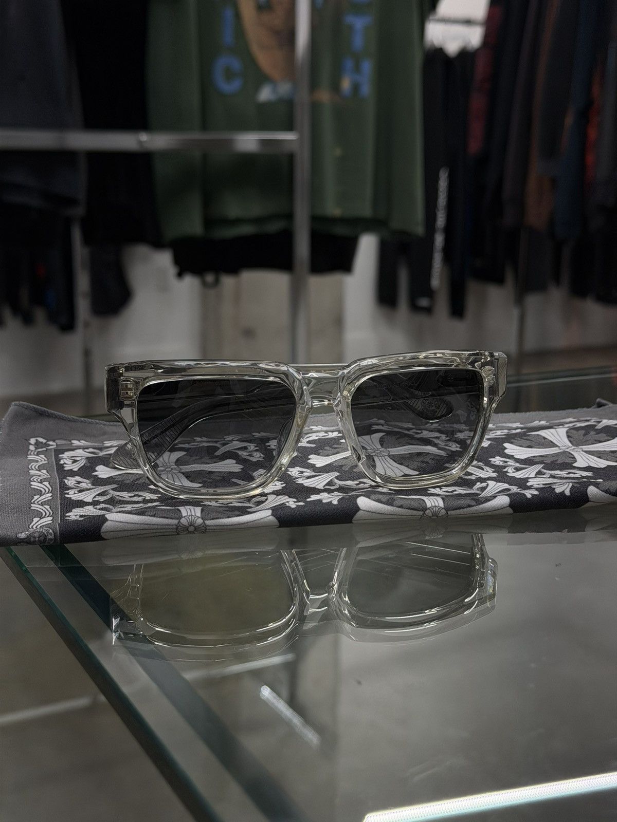 Chrome Hearts Chrome Hearts Midixathrill 1 clear sunglasses Size ONE SIZE - 1 Thumbnail
