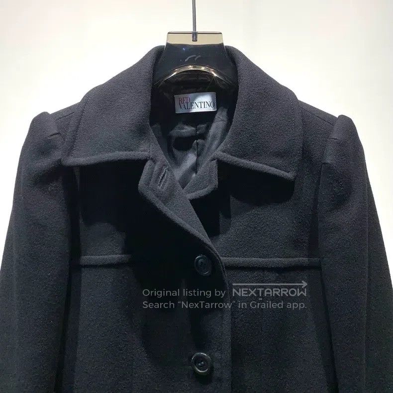 Valentino Valentino Heavy industry black wool coat Size XS / US 0-2 / IT 36-38 - 3 Thumbnail