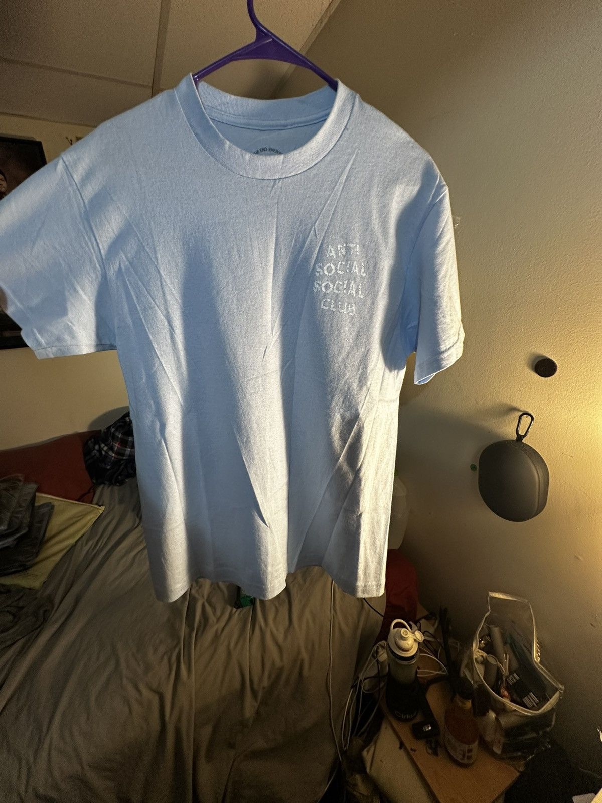 Anti Social Social Club × Designer Baby blue Anti Social Social Club Tee Size US M / EU 48-50 / 2 - 7 Thumbnail