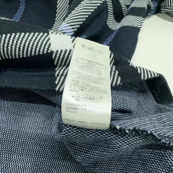 Burberry Burberry Burberry Blue Check Short Sleeve T-Shirt-2507 Size US S / EU 44-46 / 1 - 1 Thumbnail