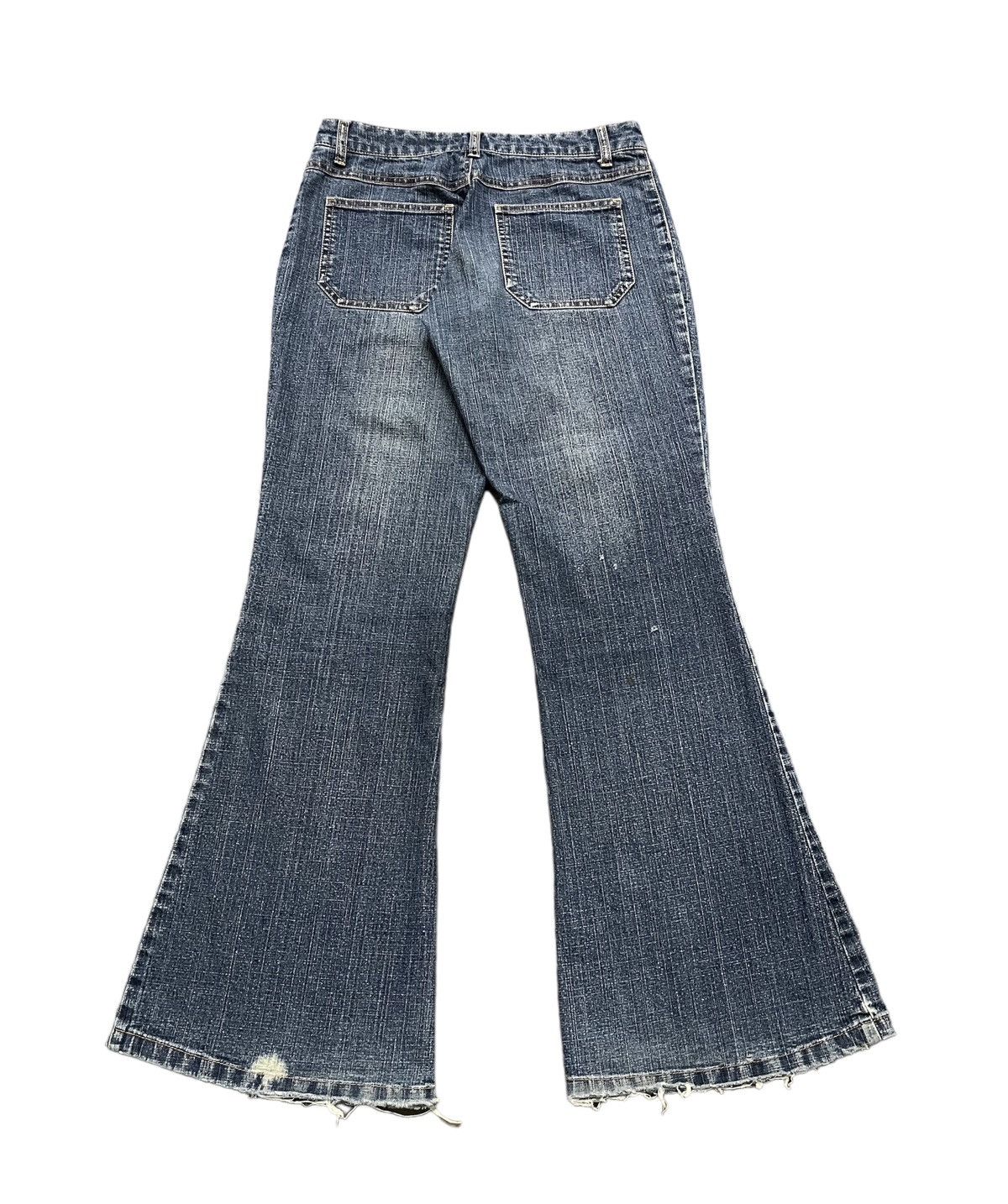 Tornado Mart Super Flare Jeans Bushpant low rise distressed F1 Size US 28 / EU 44 - 9 Thumbnail