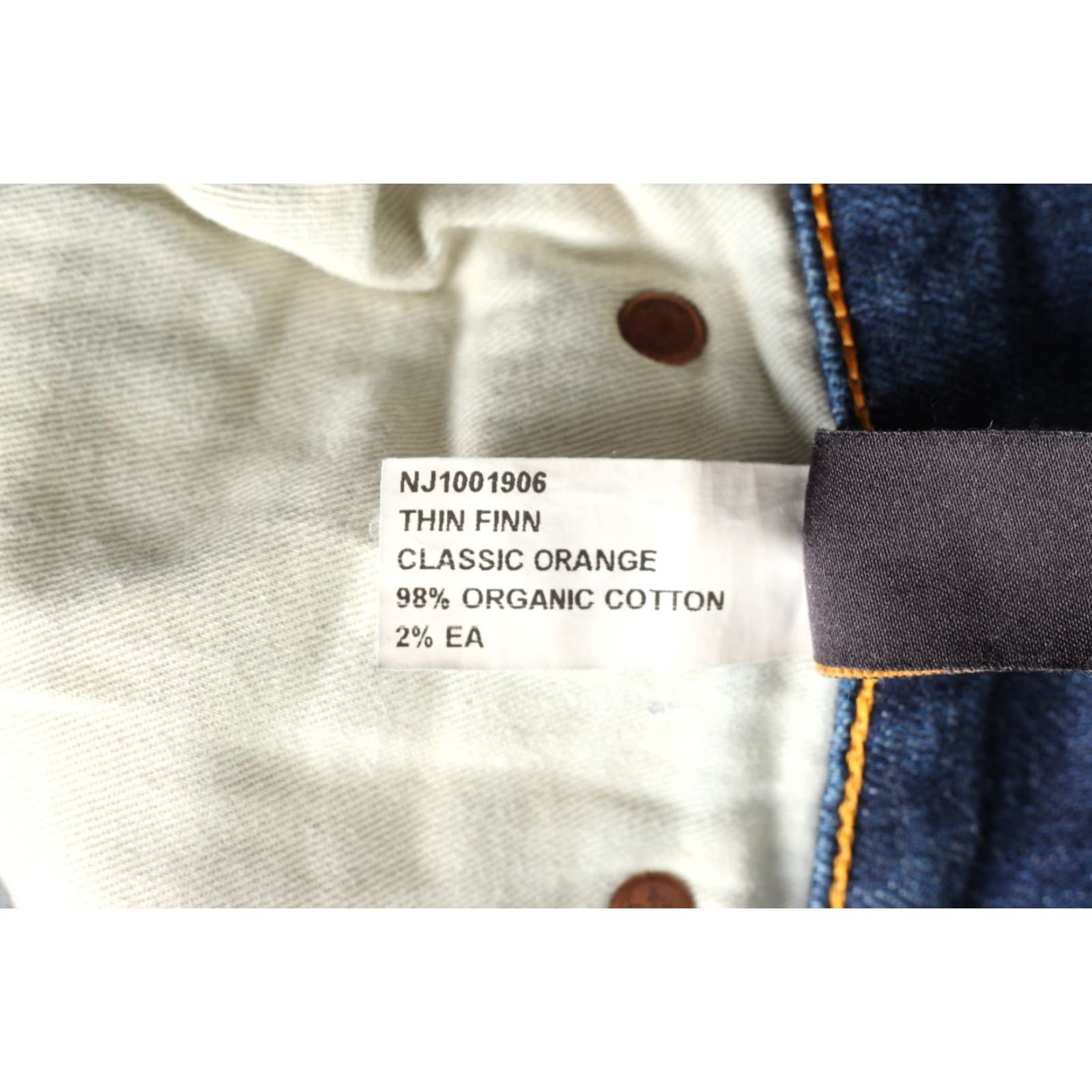 Nudie Jeans NUDIE JEANS THIN FINN Classic Orange Slim Fit Jeans Men W30 L32 DZ8046 Size US 30 / EU 46 - 7 Thumbnail
