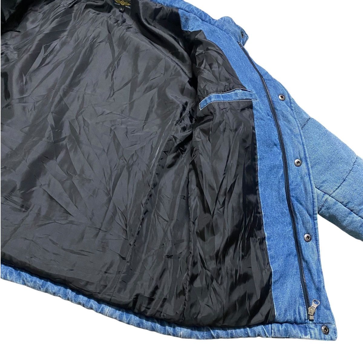 Japanese Brand KNACKERED Denim Puffer Jacket Size US L / EU 52-54 / 3 - 16 Thumbnail