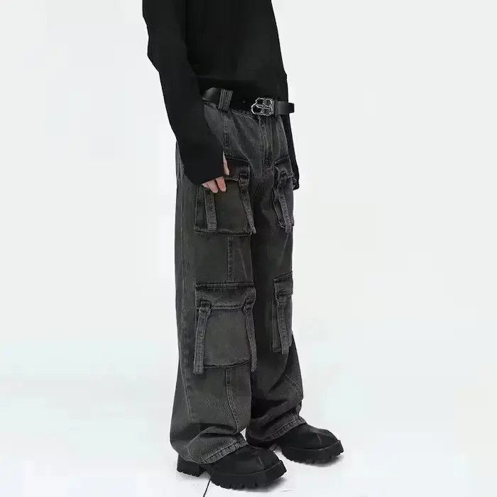 Japanese Brand × Jean Multi Pockets Cargo Baggy jeans Size US 30 / EU 46 - 2 Thumbnail