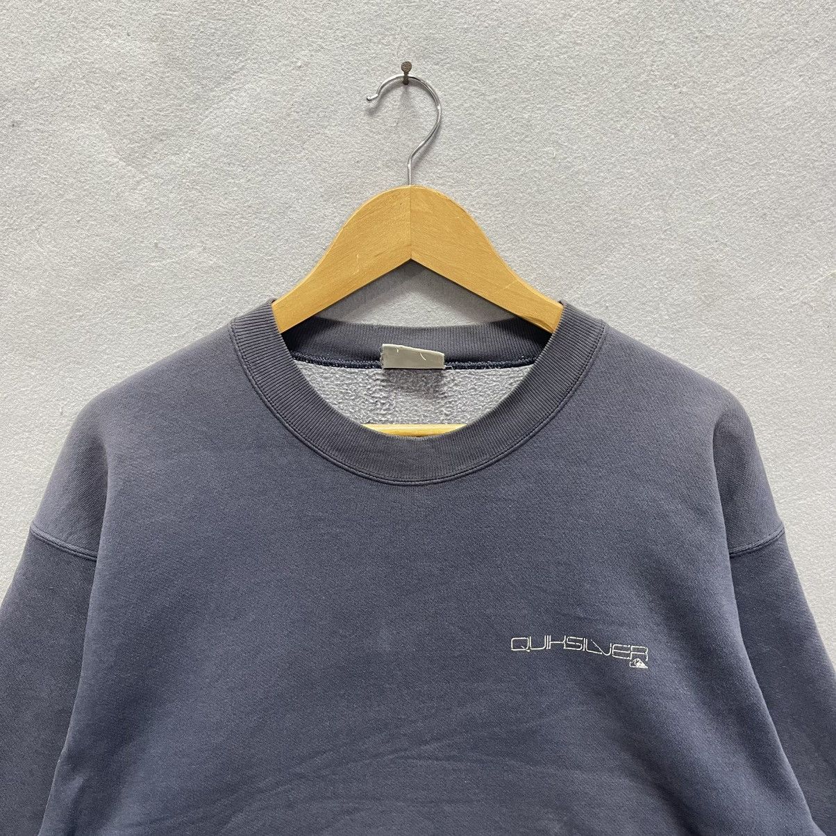 Quiksilver Vintage 2000s Quiksilver Surf Sweatshirt –Embroidered Logo Size US L / EU 52-54 / 3 - 4 Thumbnail