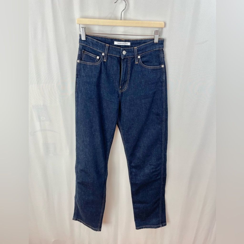 Calvin Klein Calvin Klein High Rise Straight CKJ 030 Jeans Size 27/30 Size 27" / US 4 / IT 40 - 2 Thumbnail