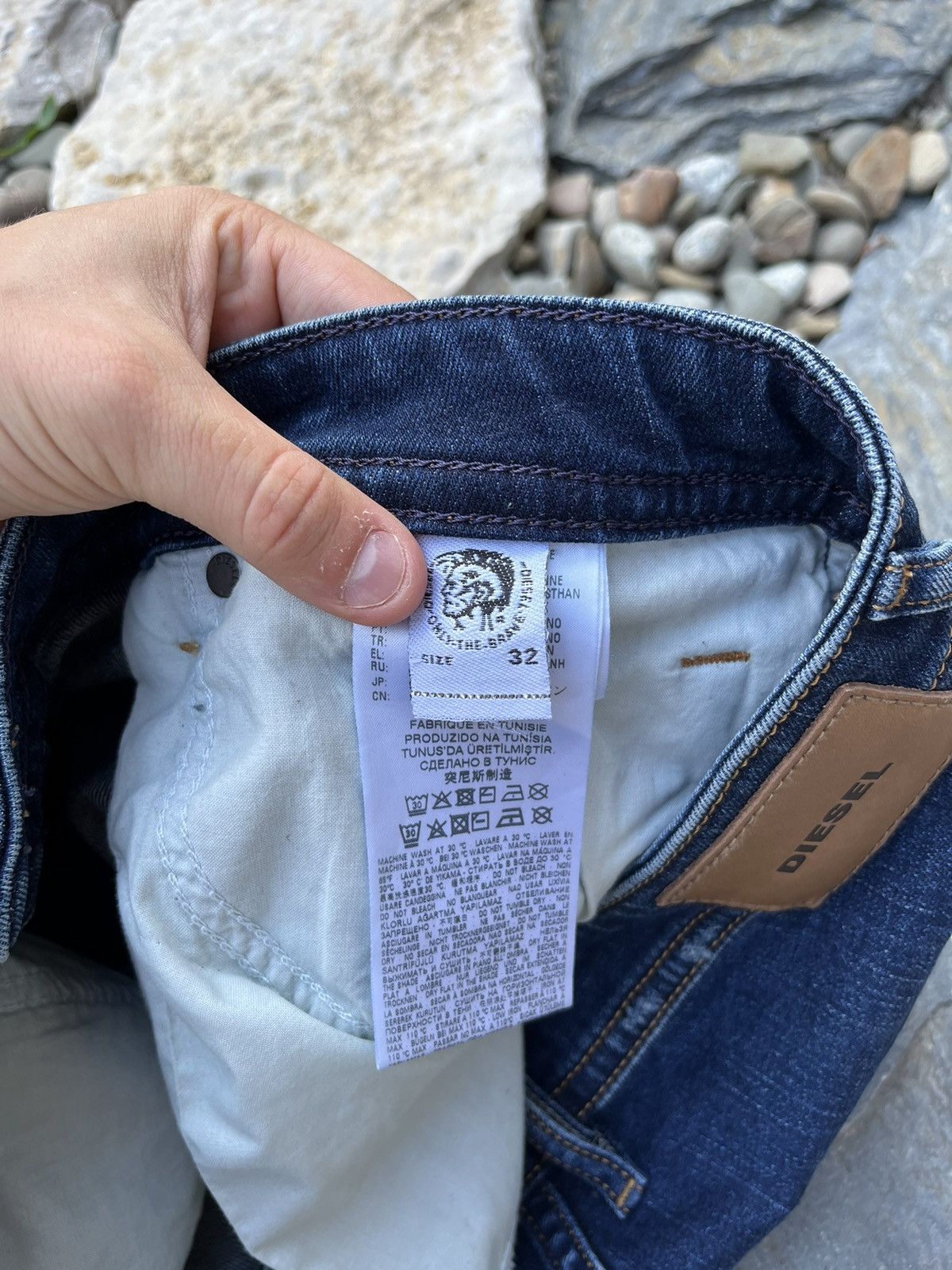 Diesel Diesel thommer distressed ripped jeans slim skinny pants Size US 32 / EU 48 - 21 Thumbnail