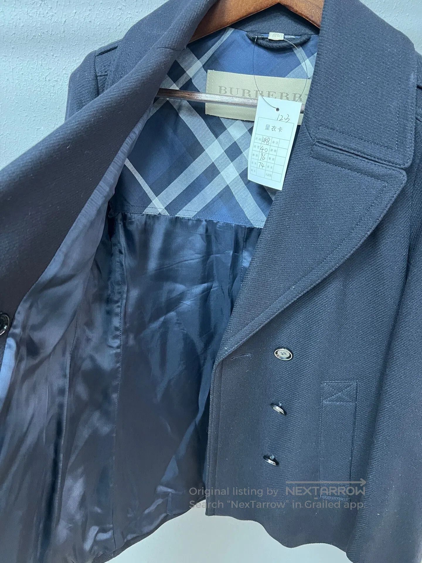Burberry burberry navy cashmere blazer jacket. Size S / US 4 / IT 40 - 3 Thumbnail