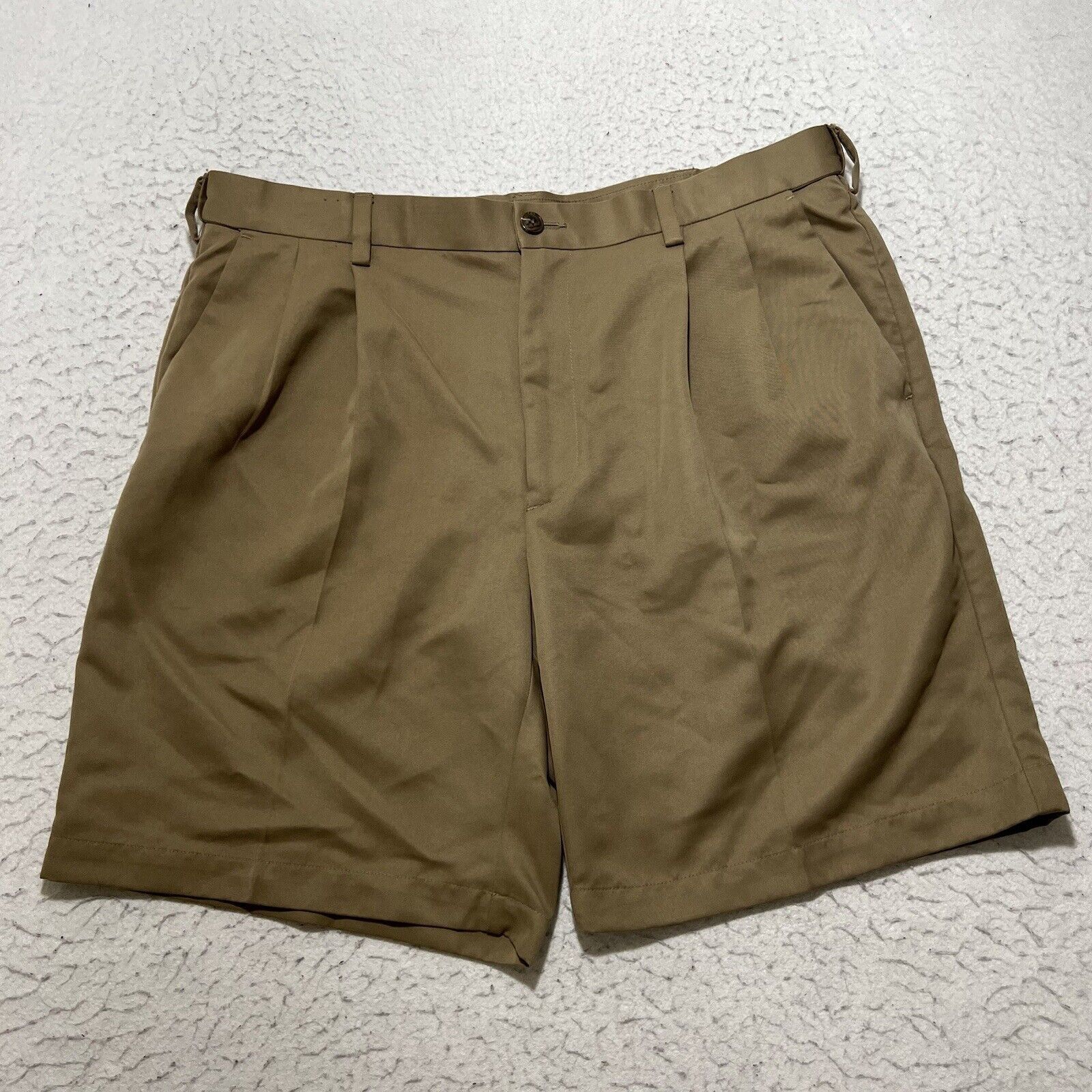 Roundtree & Yorke Roundtree & Yorke Performance Brown 9" Inseam Chino Shorts Size US 38 / EU 54 - 1 Thumbnail