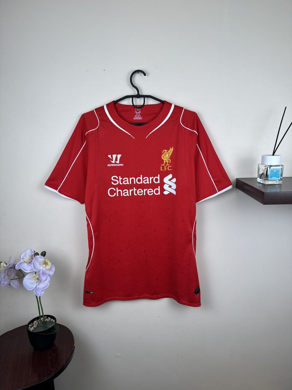 Warrior Warriors L. F. C. Liverpool Jersey 2014-2015 Soccer Red M Size US M / EU 48-50 / 2 - 1 Thumbnail