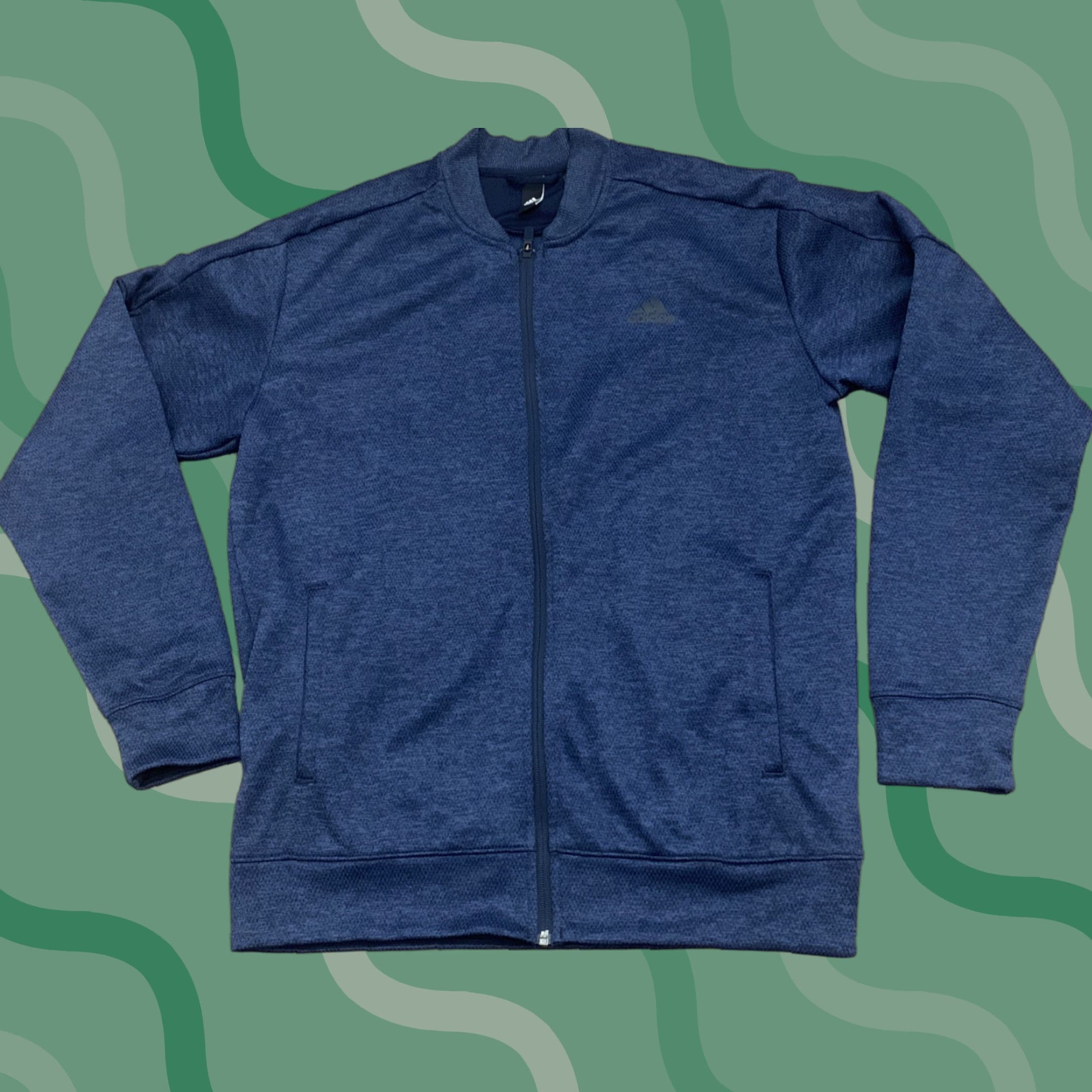 Adidas adidas Men's Athletics Team Issue Fleece Bomber Bomber Jacket Size L Blue Track Jacket Athletic Outer Shell Polyester Regular Fit Men Activewear Size US L / EU 52-54 / 3 - 1 Thumbnail