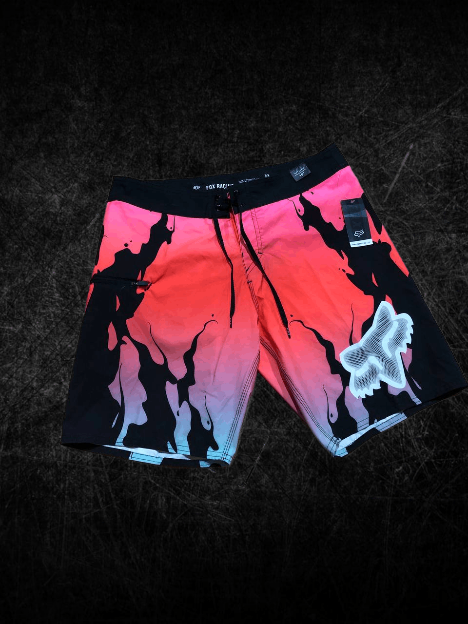 Fox Racing Fox Racing Mens Board Shorts Geometric Graphic Size US 32 / EU 48 - 1 Thumbnail