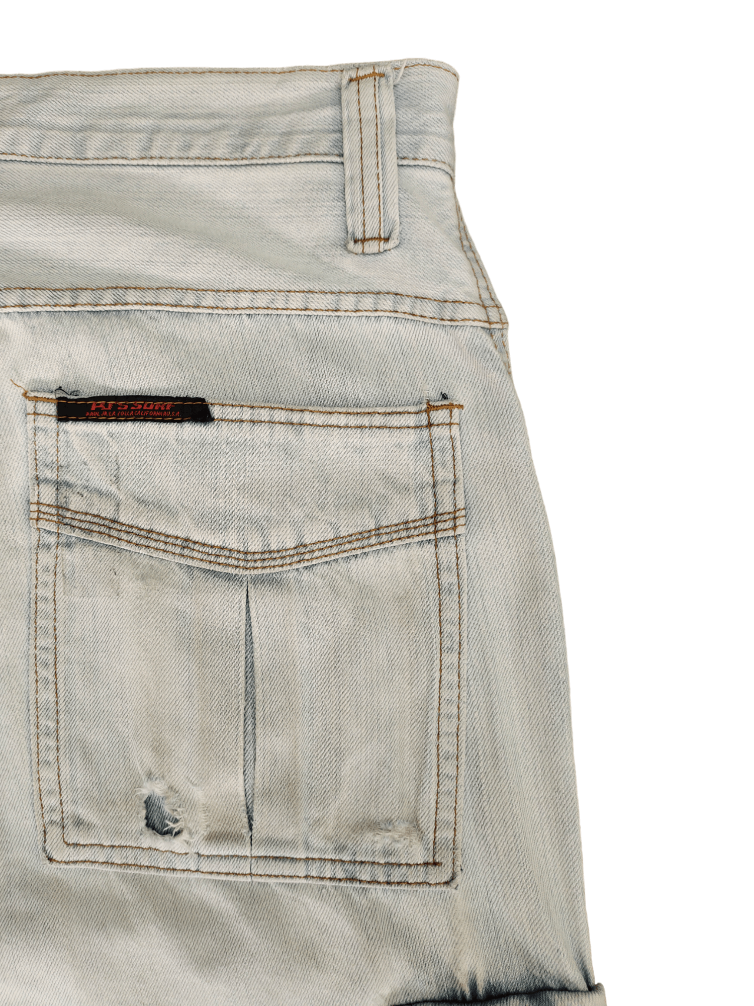 JNCO Baggy Jeans PJ Surf Light Wash Cargo Wide Leg Denim Y2k Jnco Size US 34 / EU 50 - 13 Thumbnail
