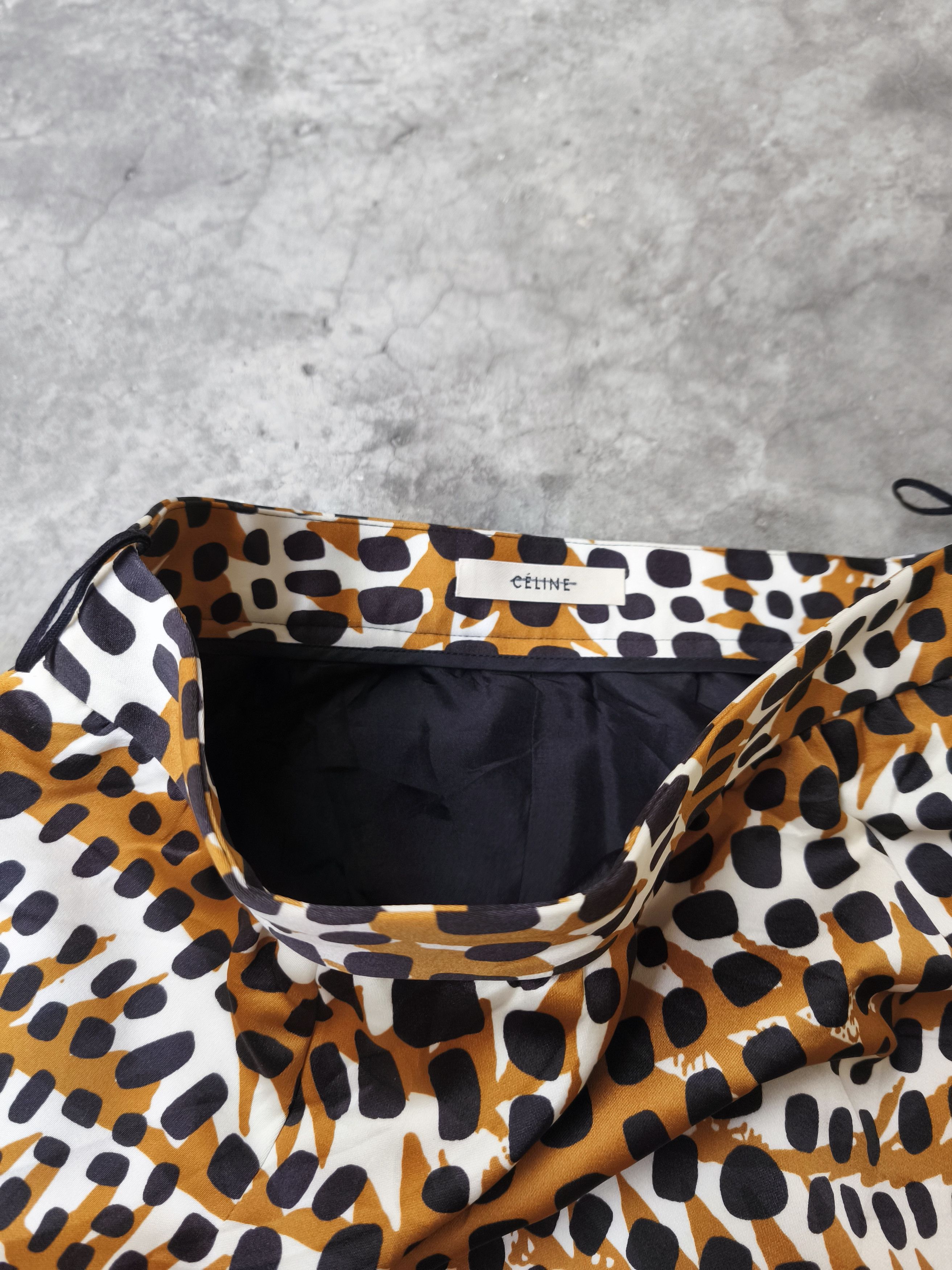 Celine Celine phoebe leopard skirt Size 25" / US 0 / IT 36 - 3 Thumbnail