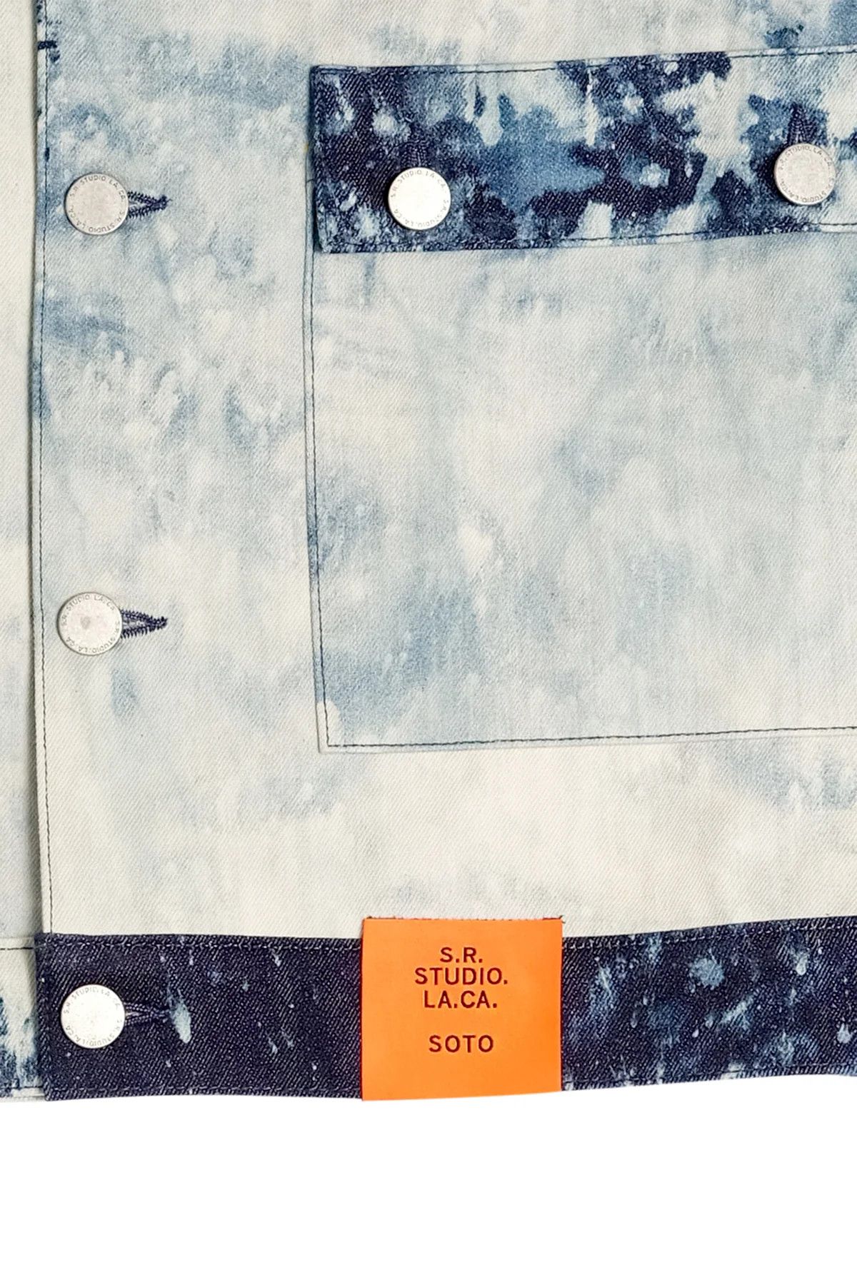 Sterling Ruby S.R. Studio Hand-Bleached Indigo Soto Barn Coat Size US XXL / EU 58 / 5 - 7 Thumbnail