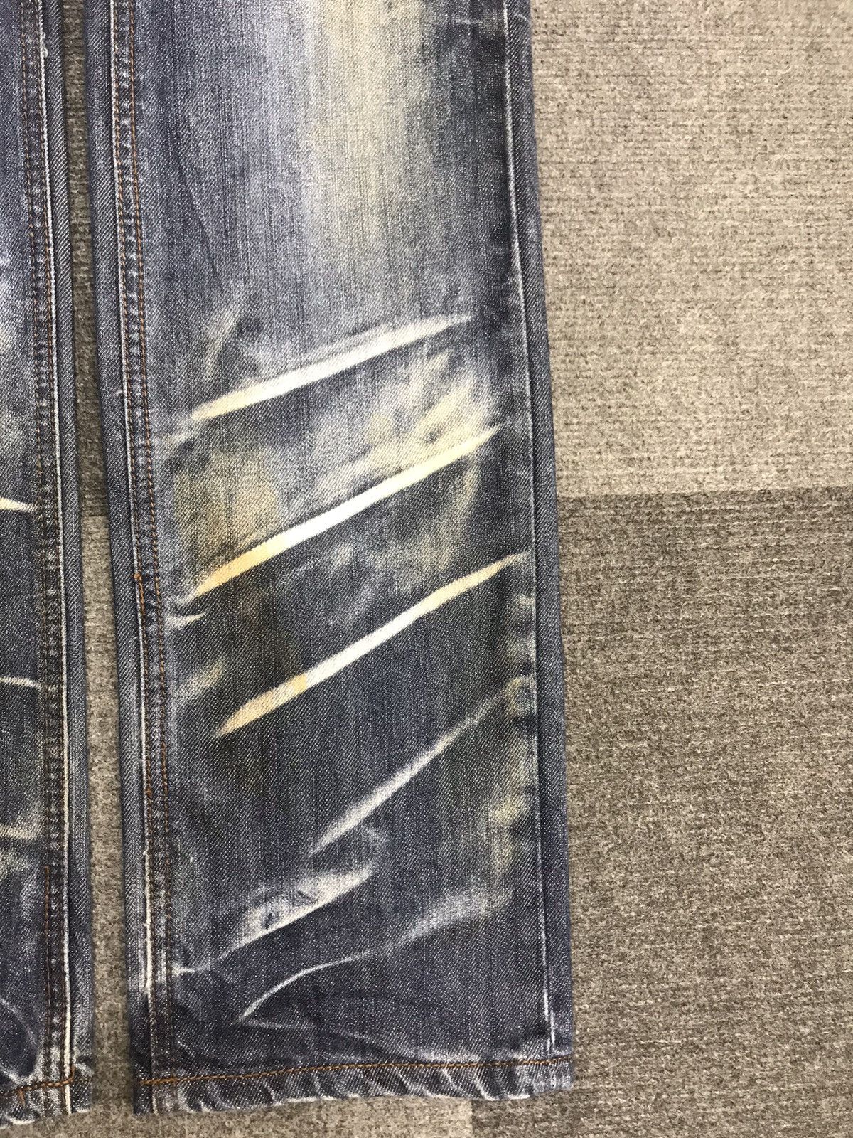 Japanese Brand 💥SICK💥semantic design Biker Style Sick Fades Denim F225 Size US 31 - 9 Thumbnail