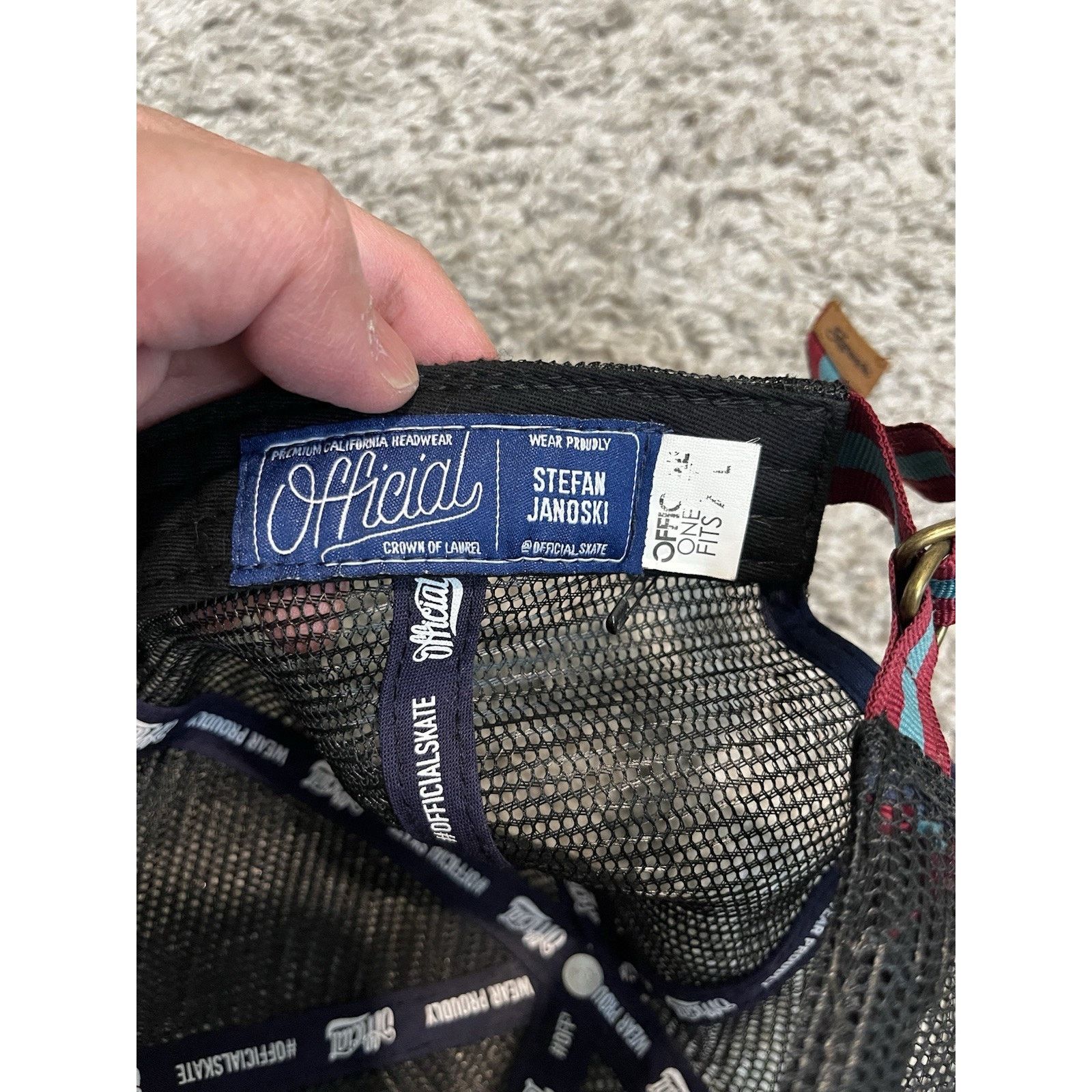 Other Official X Stefan Janoski Trucker Hat Cork Net Mesh Skate Size ONE SIZE - 9 Thumbnail