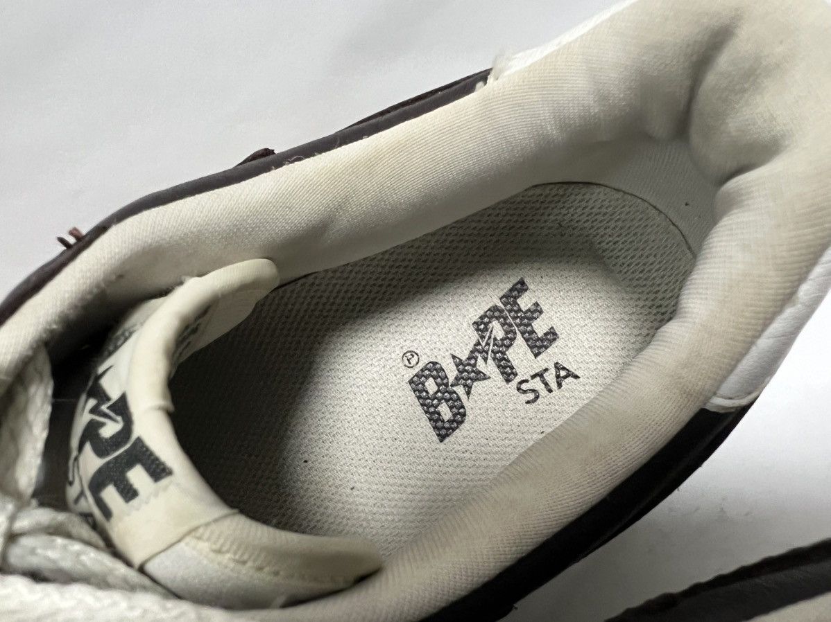Bape Bape - OG Bape Sta White/Brown Size US 8 / EU 41 - 14 Thumbnail