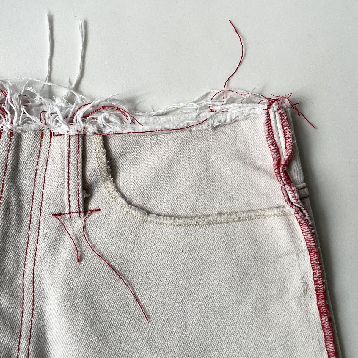 Maison Margiela S/S 21 Inside Out Stitch Jeans Size US 32 / EU 48 - 5 Thumbnail