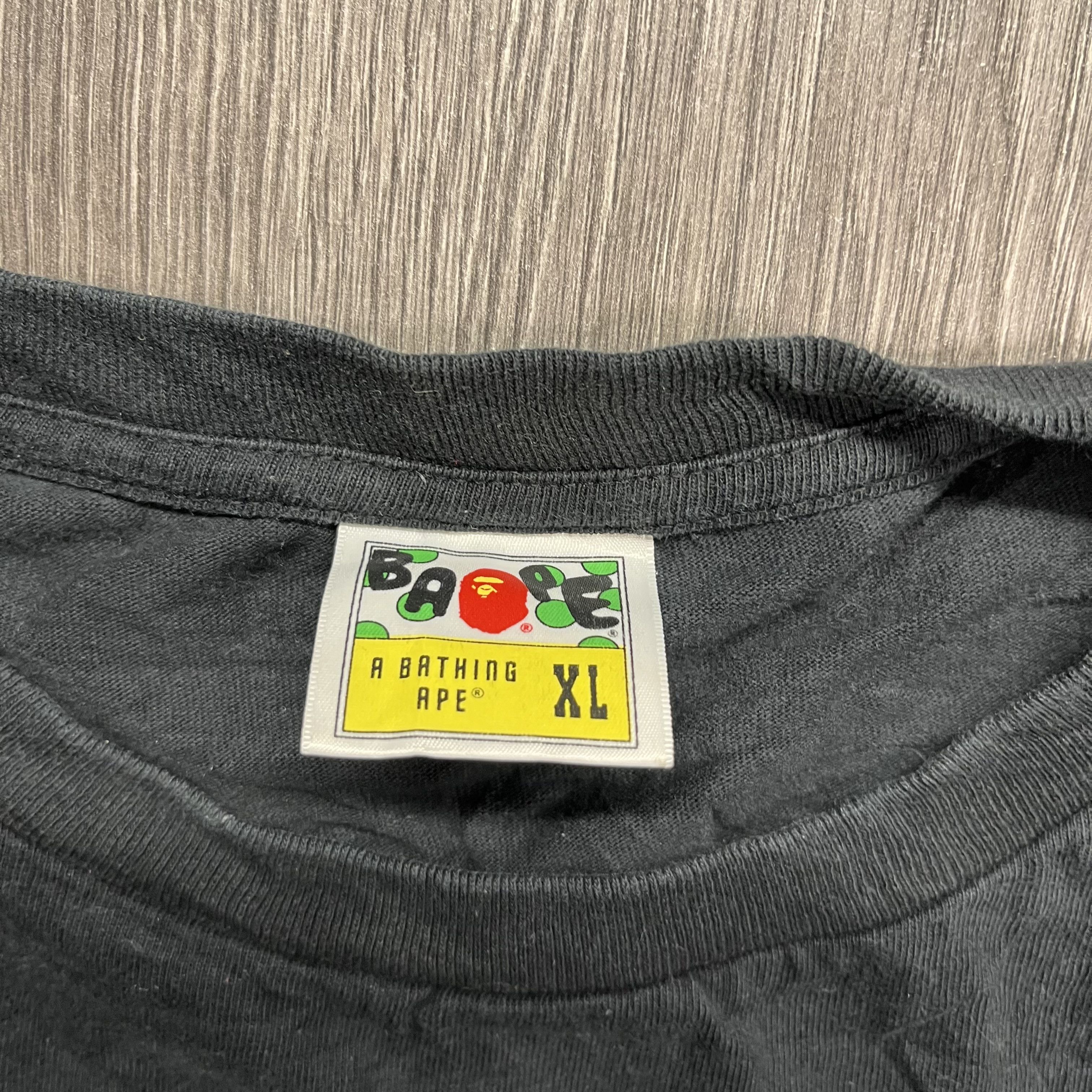 Bape Bape Glitter Tee Milo Black XL Extra Large Size US XL / EU 56 / 4 - 5 Thumbnail