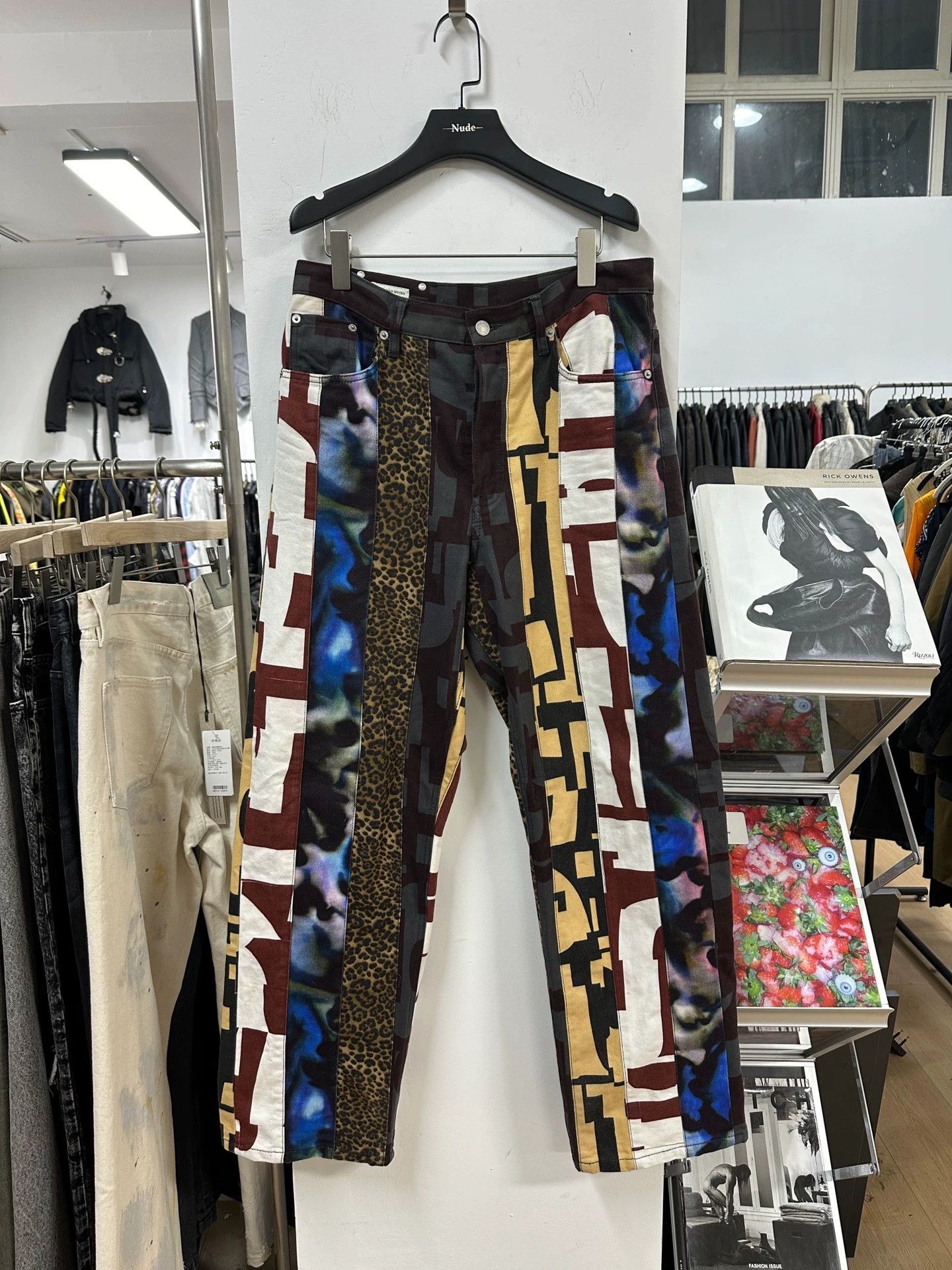Dries Van Noten Dries Van Noten Panelled Straight Jeans Size US 32 / EU 48 - 1 Thumbnail
