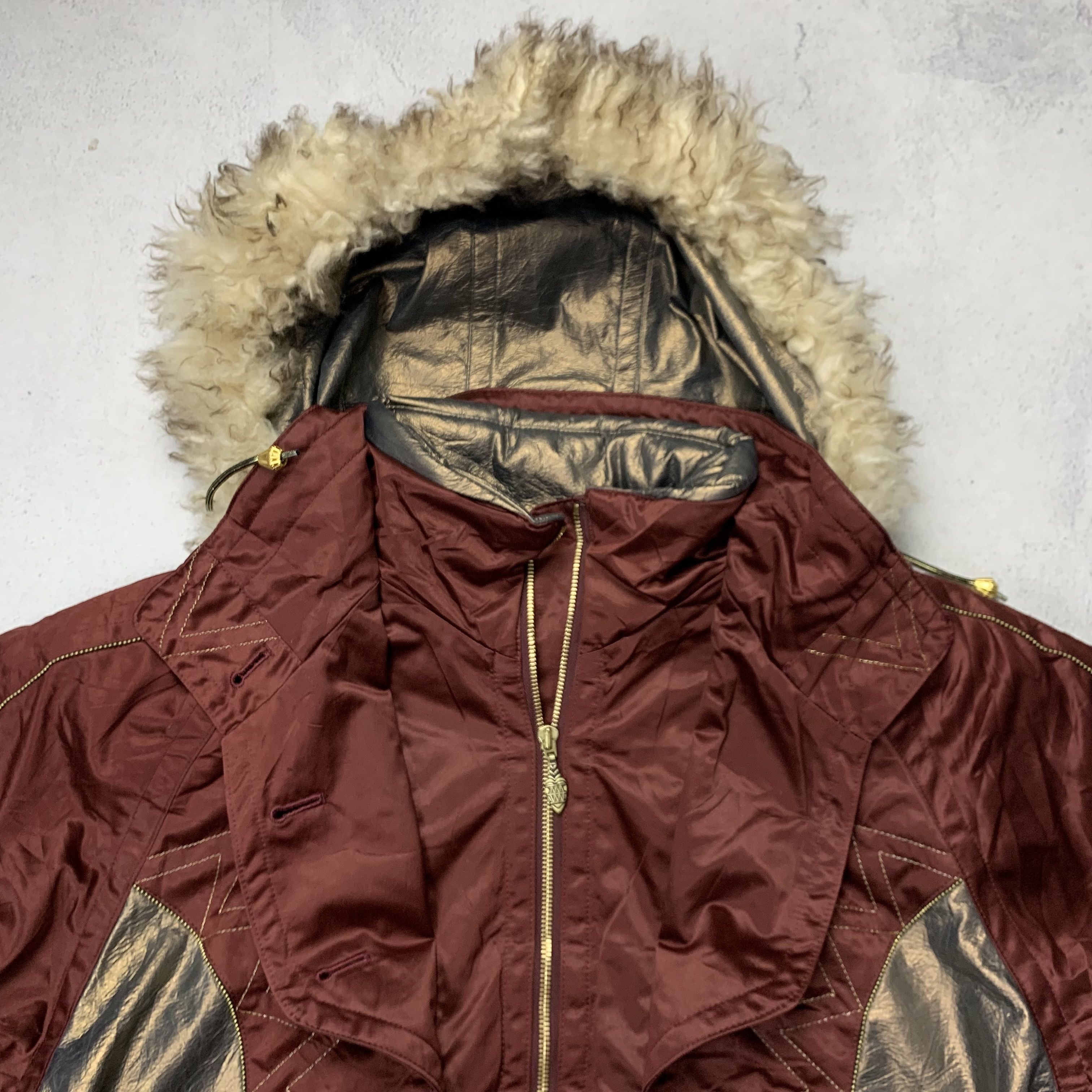 Vintage Vintage Yamaha Gipsy Jacket Fur Hoodie Size M / US 6-8 / IT 42-44 - 8 Thumbnail