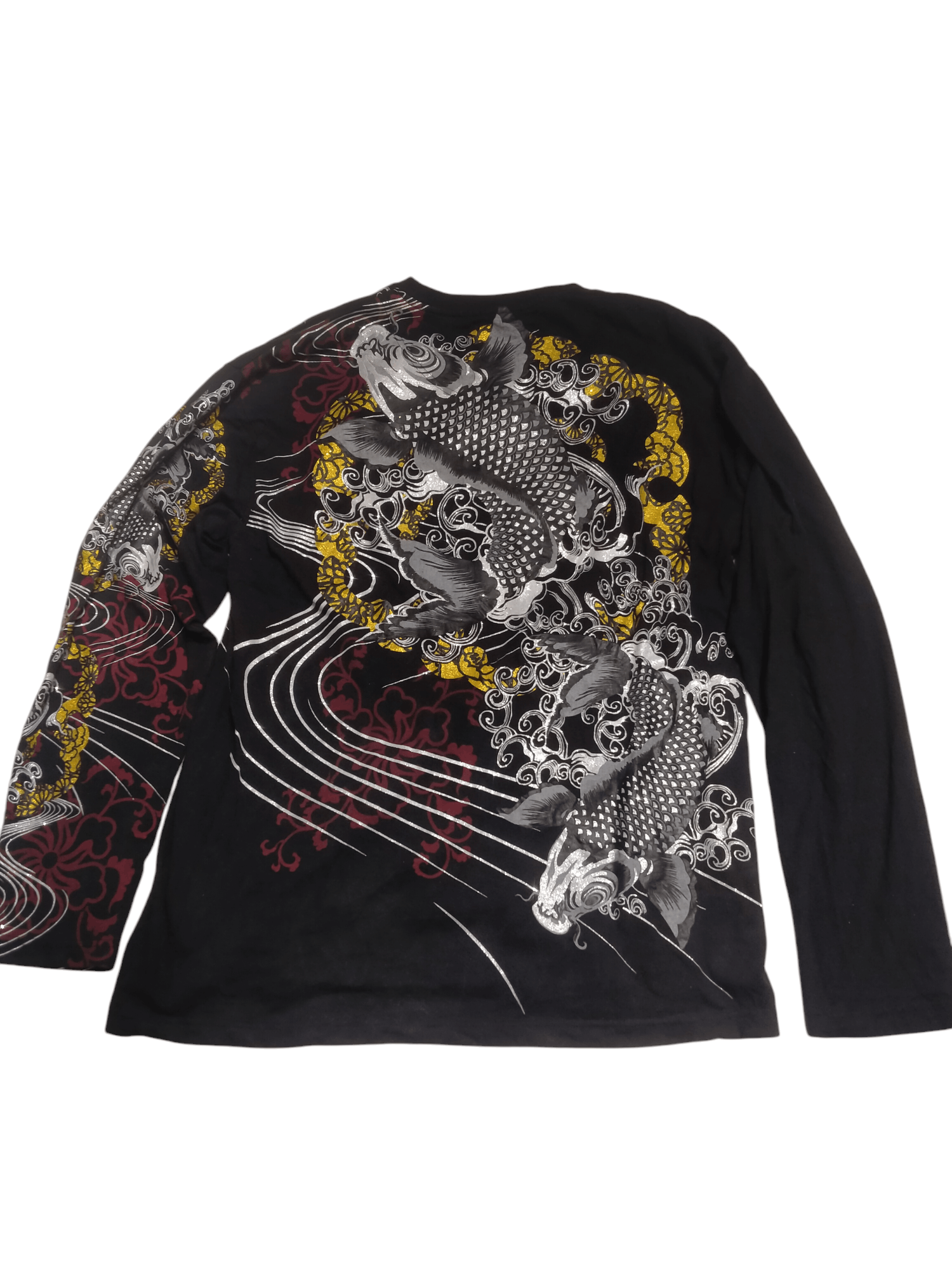 Japanese Brand JAPANESE TRADITIONAL LONGSLEEVE T SHIRT Size US XL / EU 56 / 4 - 1 Thumbnail