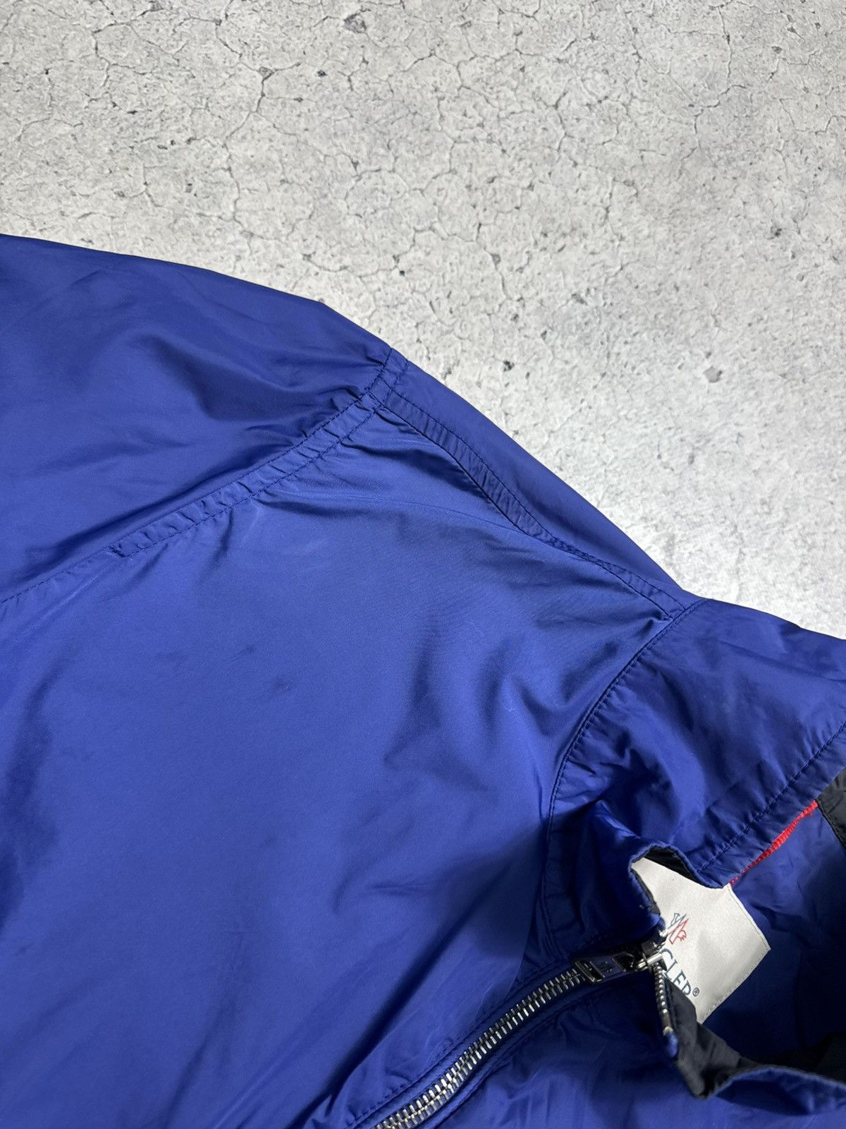 Moncler Moncler Renoir Giubbotto Luxury Nylon Jacket Size 2 Blue Size US M / EU 48-50 / 2 - 14 Thumbnail