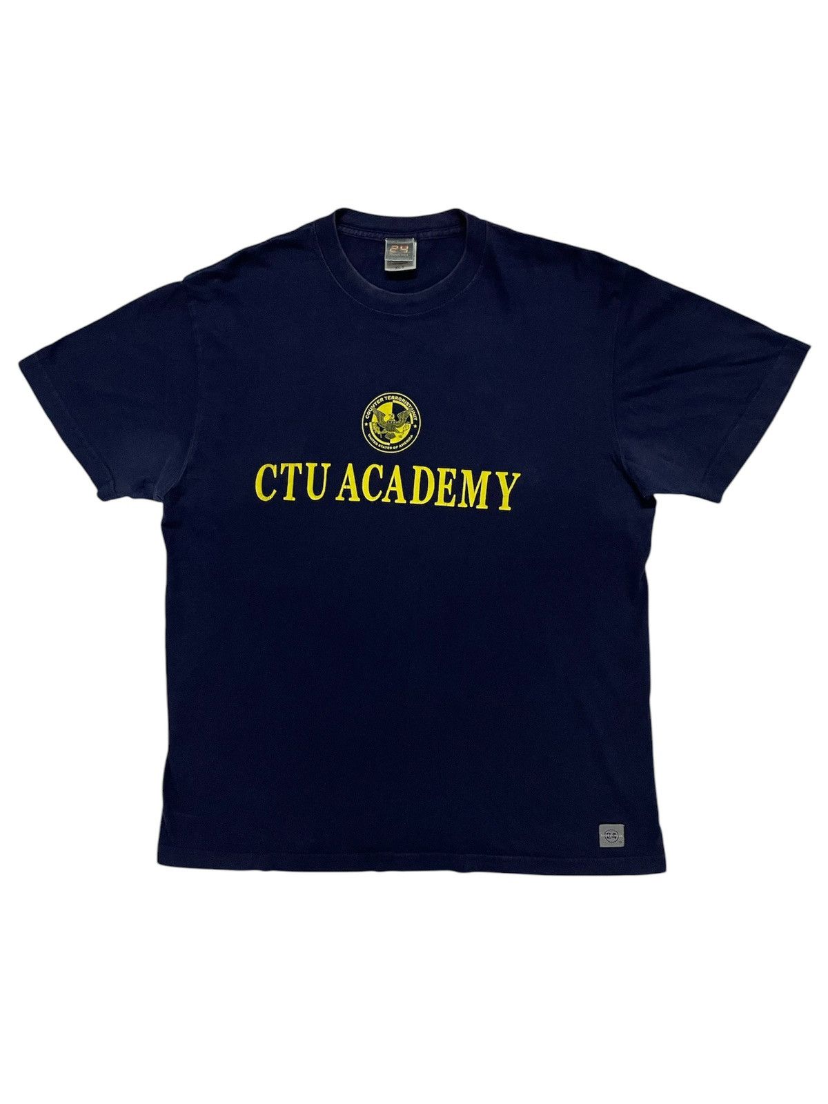 Vintage Vintage 2006 Tv show 24 Blue tee ‘CTU ACADEMY’ Size US XL / EU 56 / 4 - 1 Thumbnail