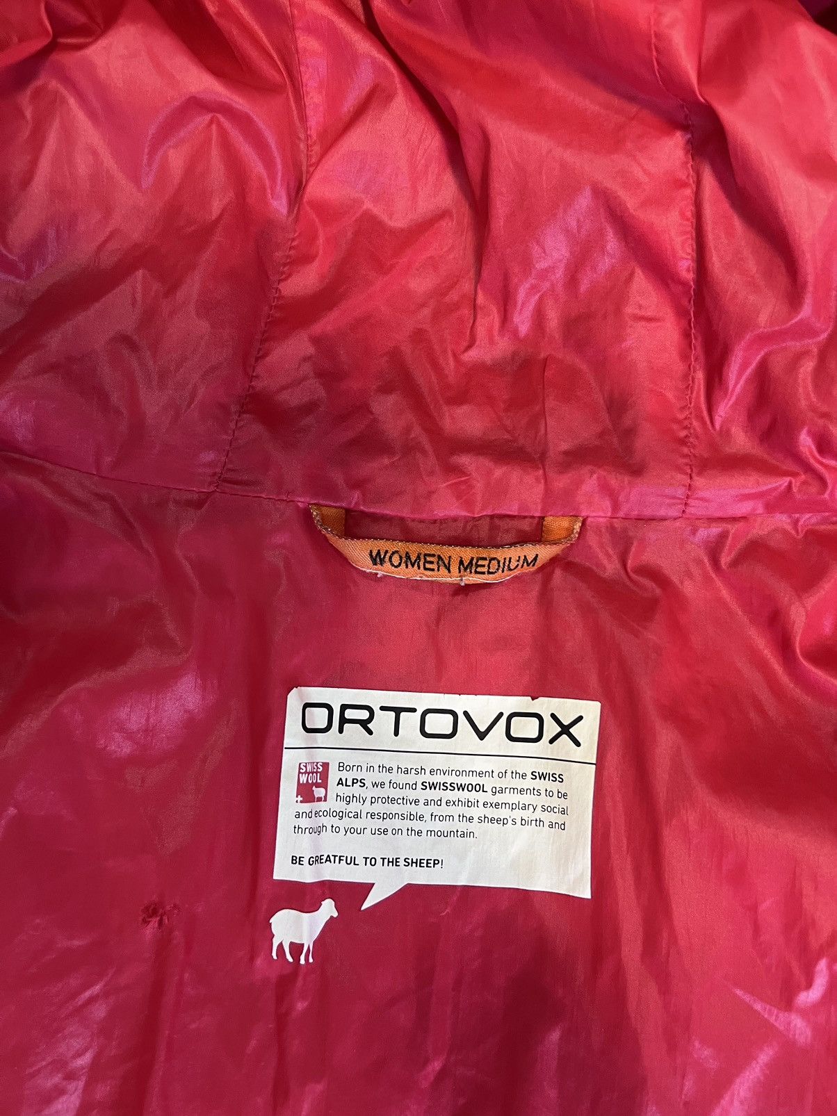 ORTOVOX Ortovox Women Jacket SwissWool Inside Hoodie Full Zip Size M / US 6-8 / IT 42-44 - 5 Thumbnail