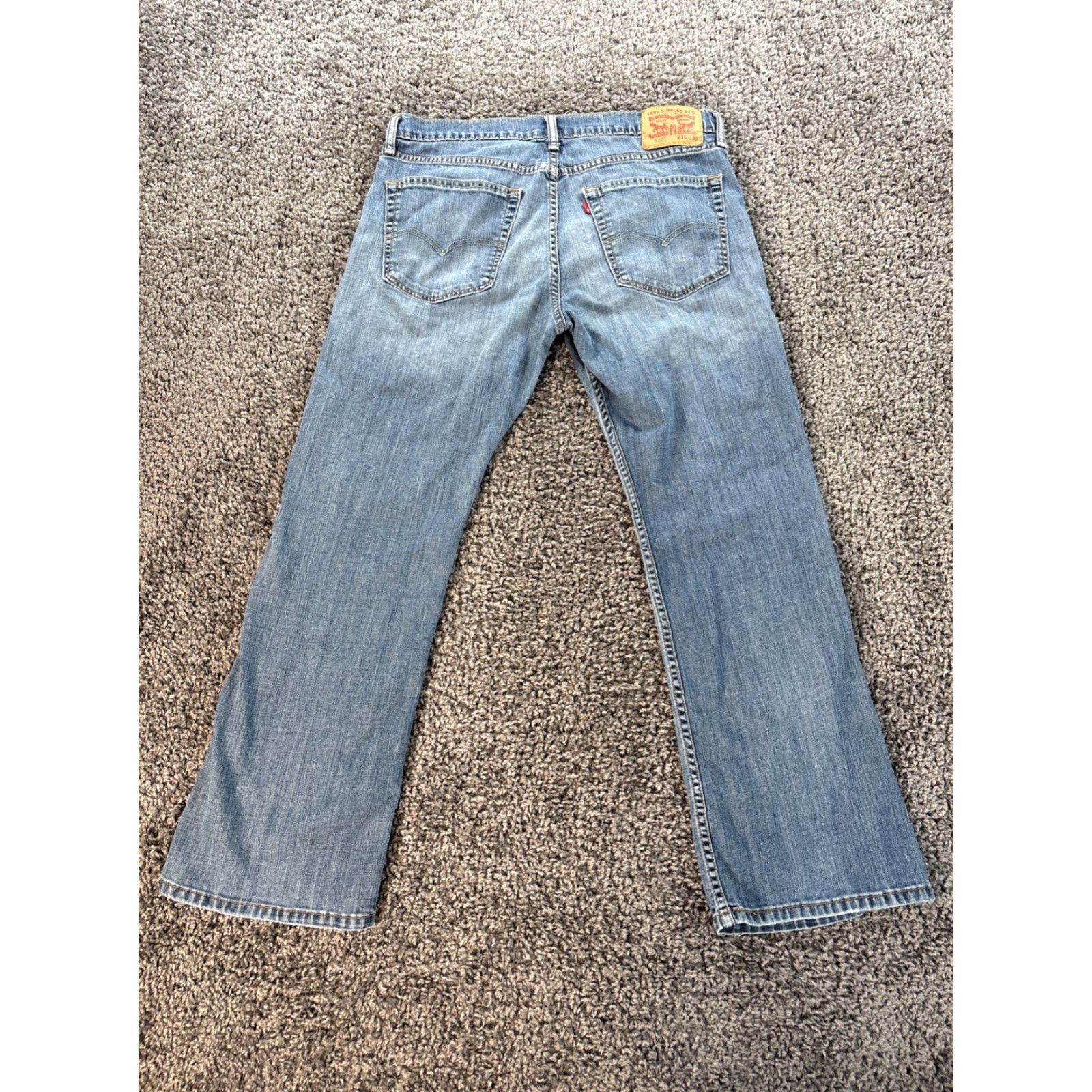 Levi's Levi's 527 Jeans Mens 36x29 Blue Bootcut Med Wash Stretch Western Denim Shirt? Size US 36 / EU 52 - 5 Thumbnail