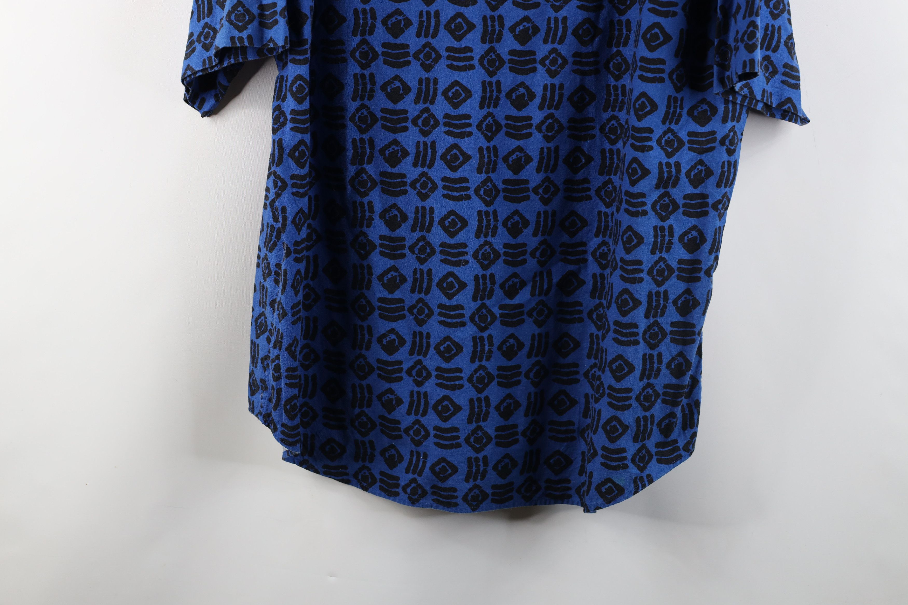 Gap × Vintage Vintage 90s Gap Geometric Collar Short Sleeve Button Shirt Size US XL / EU 56 / 4 - 15 Thumbnail