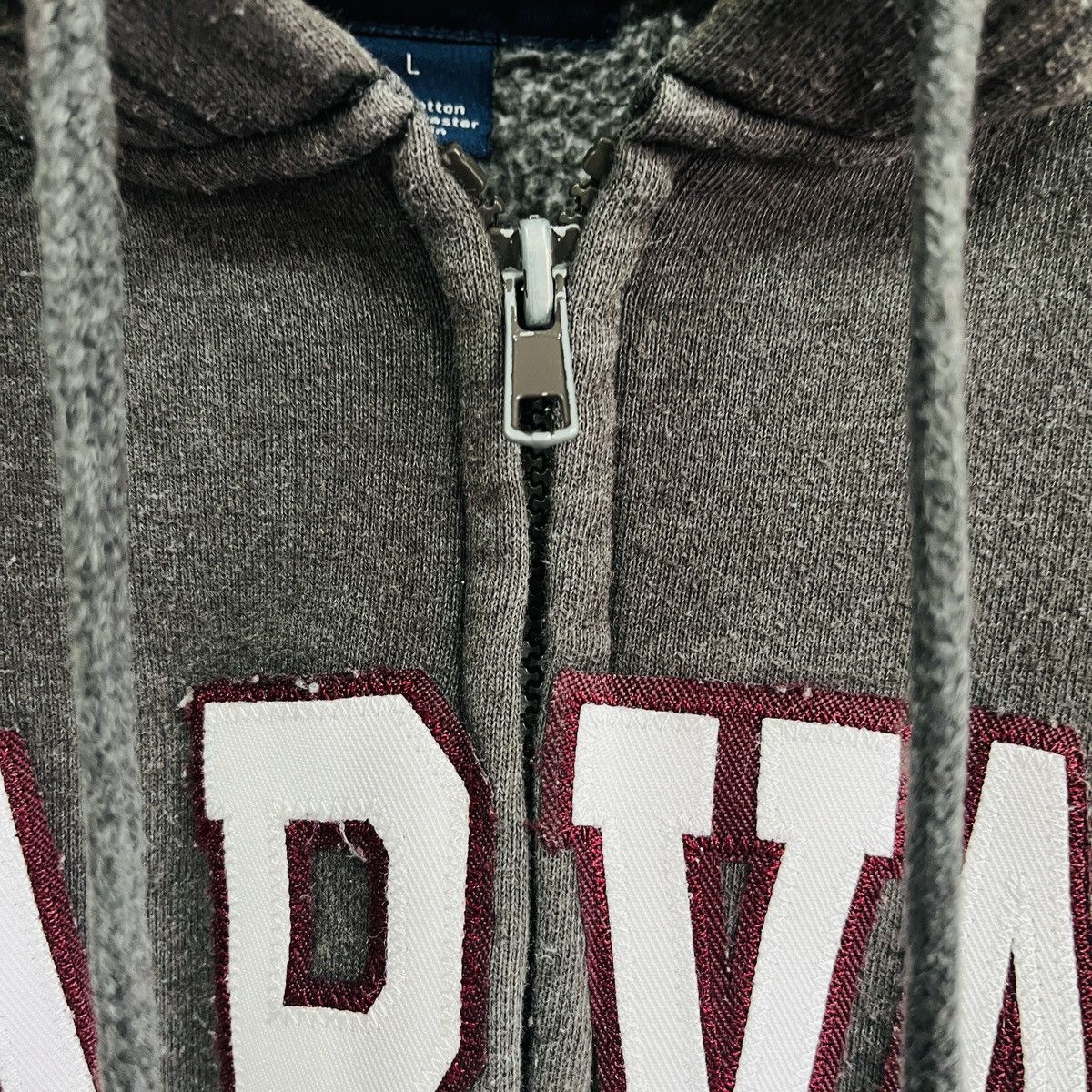 Jansport × Vintage Vintage Jansport Harvard University Distressed Hoodies Size US L / EU 52-54 / 3 - 11 Thumbnail