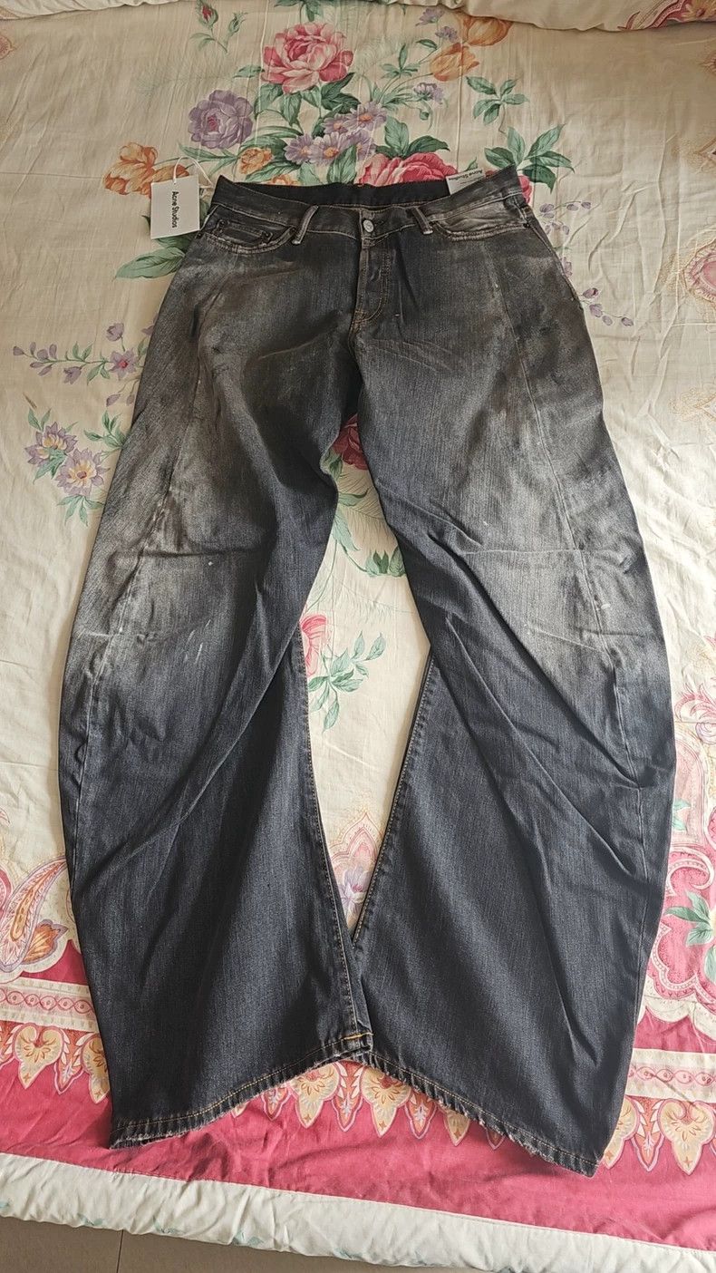 Acne Studios acne studiosSplash-ink low-rise machete jeans 2503-Nextarro Size US 29 - 1 Thumbnail