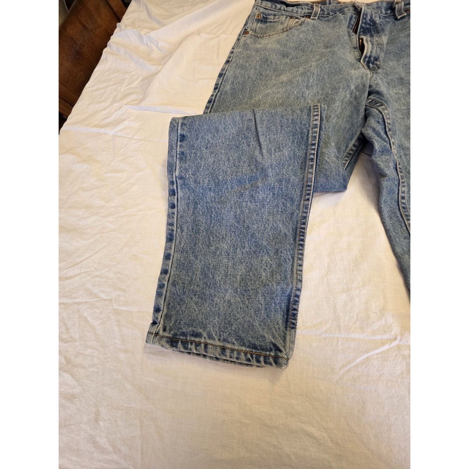 Levi's Levis 550 Men's 90's Vintage Blue Size 36x30 Jeans Size US 36 / EU 52 - 2 Thumbnail