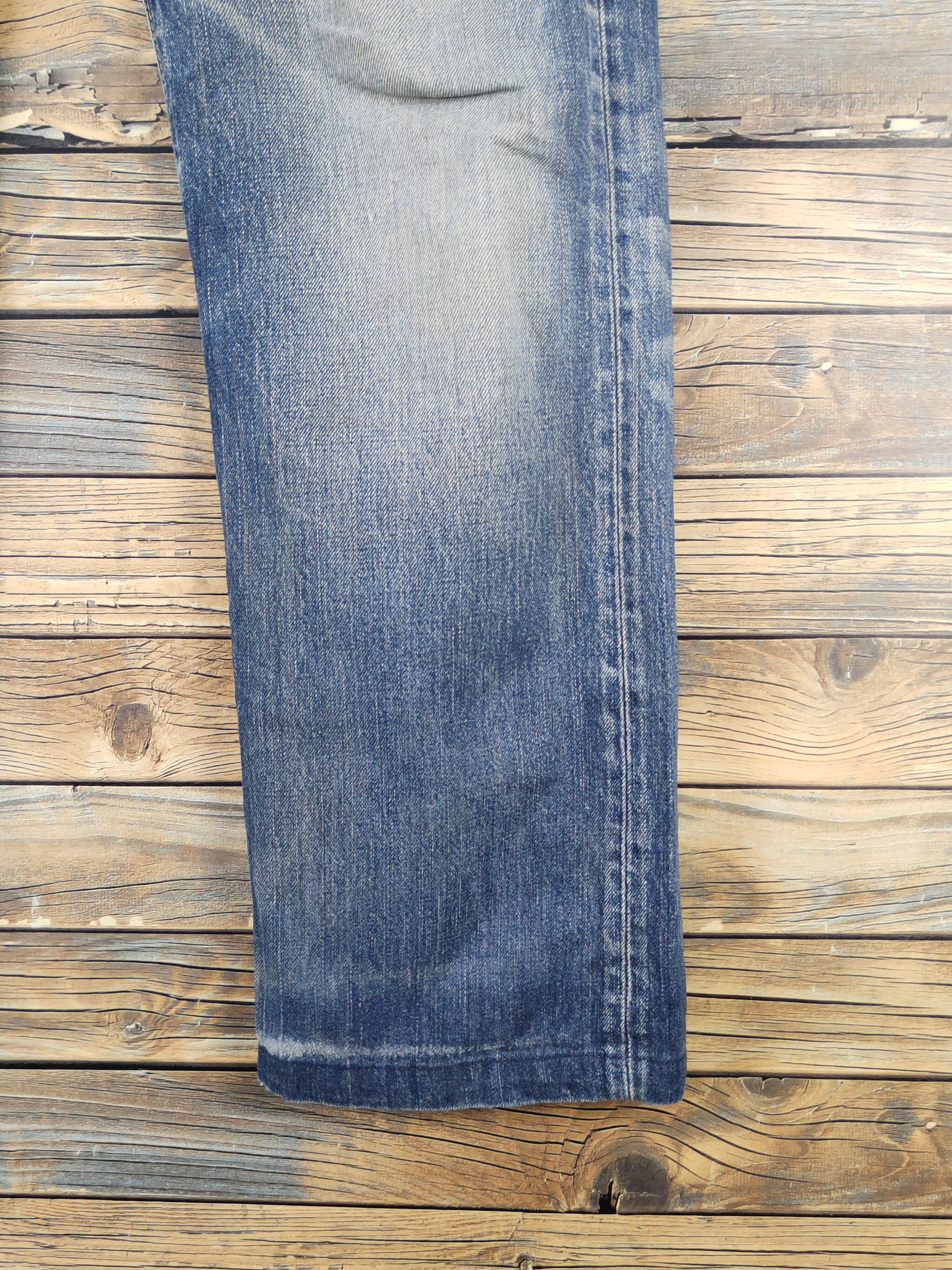 Edwin Edwin Blue Distressed Ripped denim Jeans #W1381 Size US 31 - 6 Thumbnail